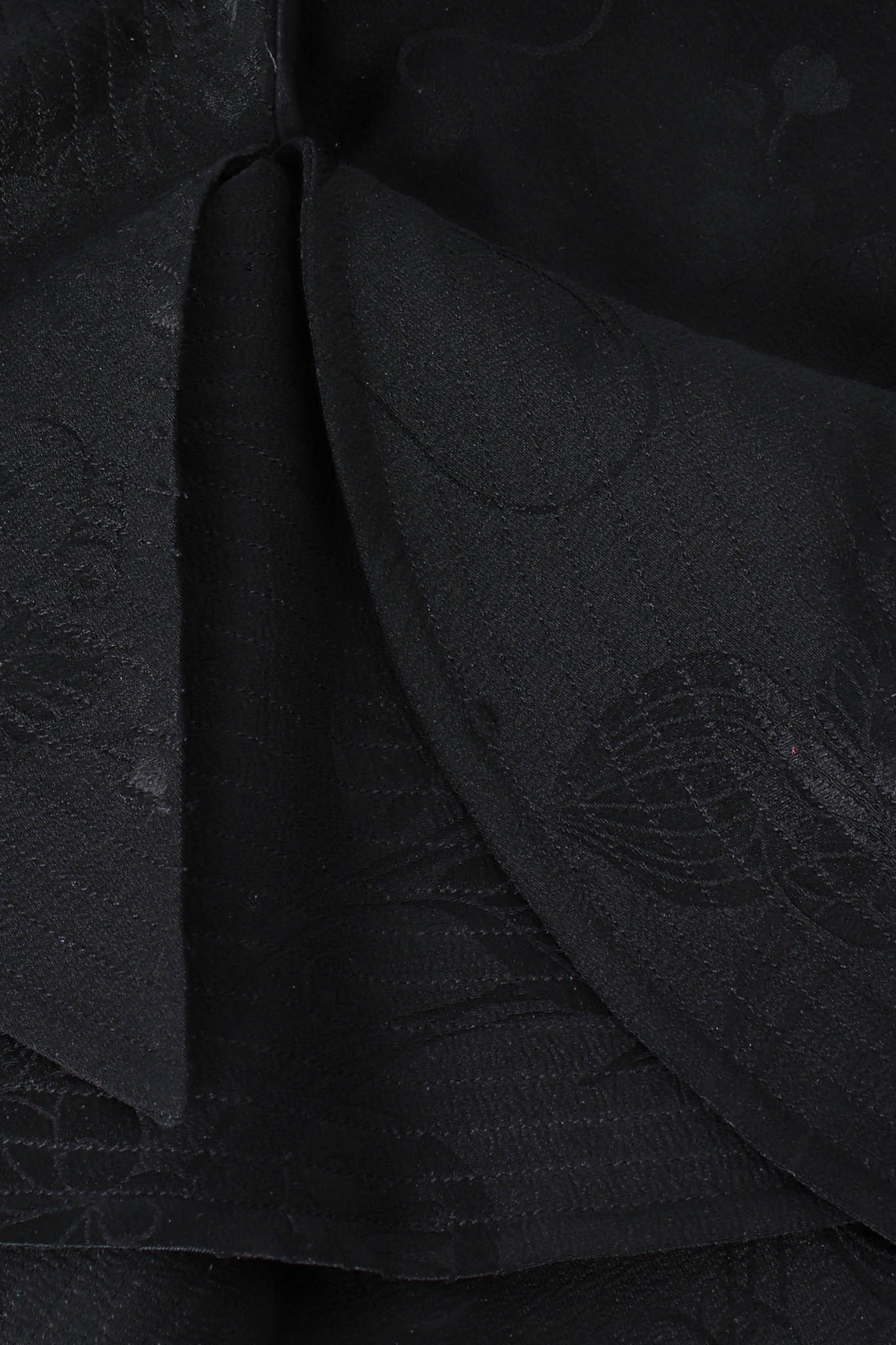 Blossom Collar Bias Silk Gown - Image 10