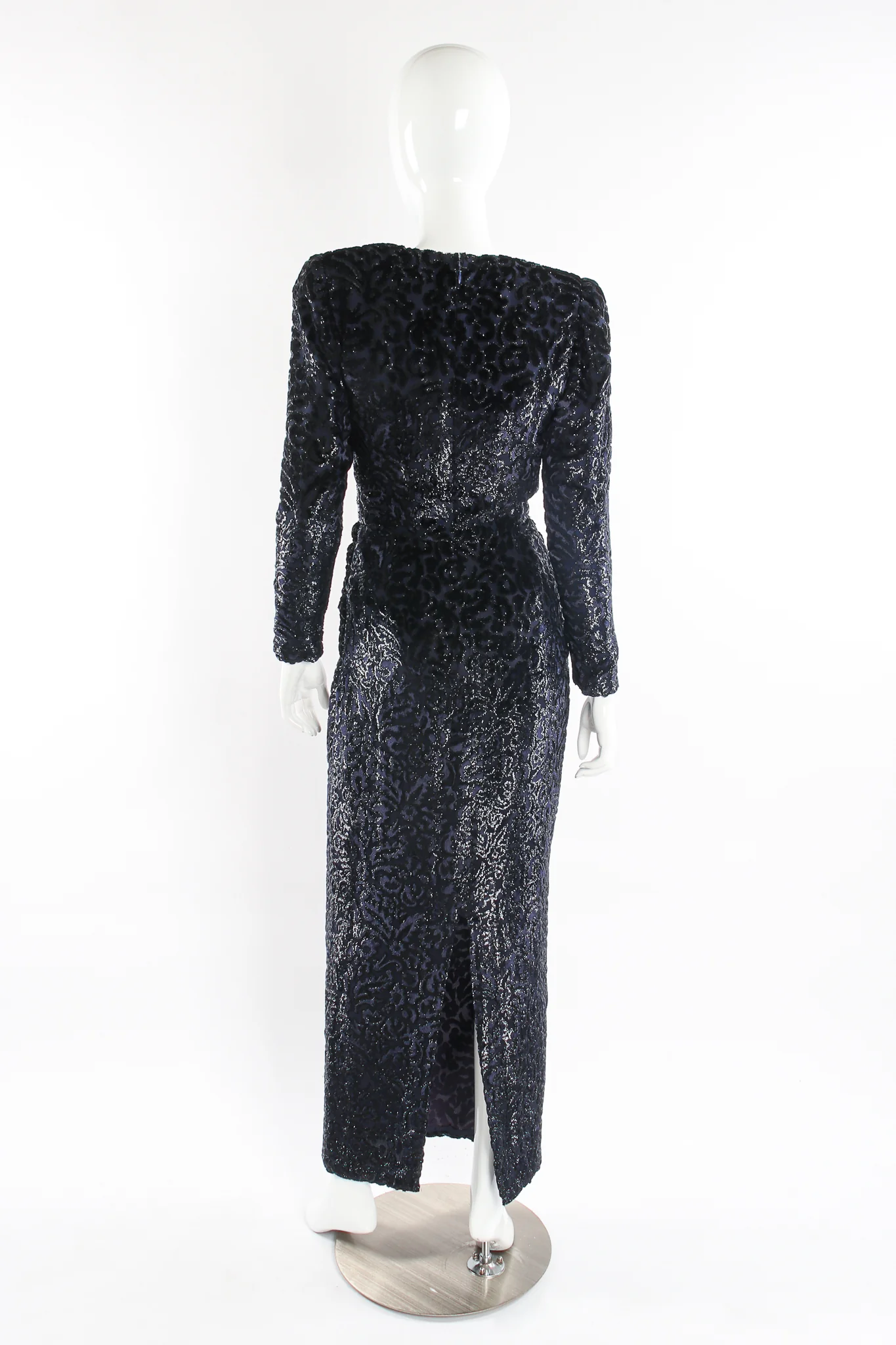Tinsel Flourish Burnout Dress - Image 5