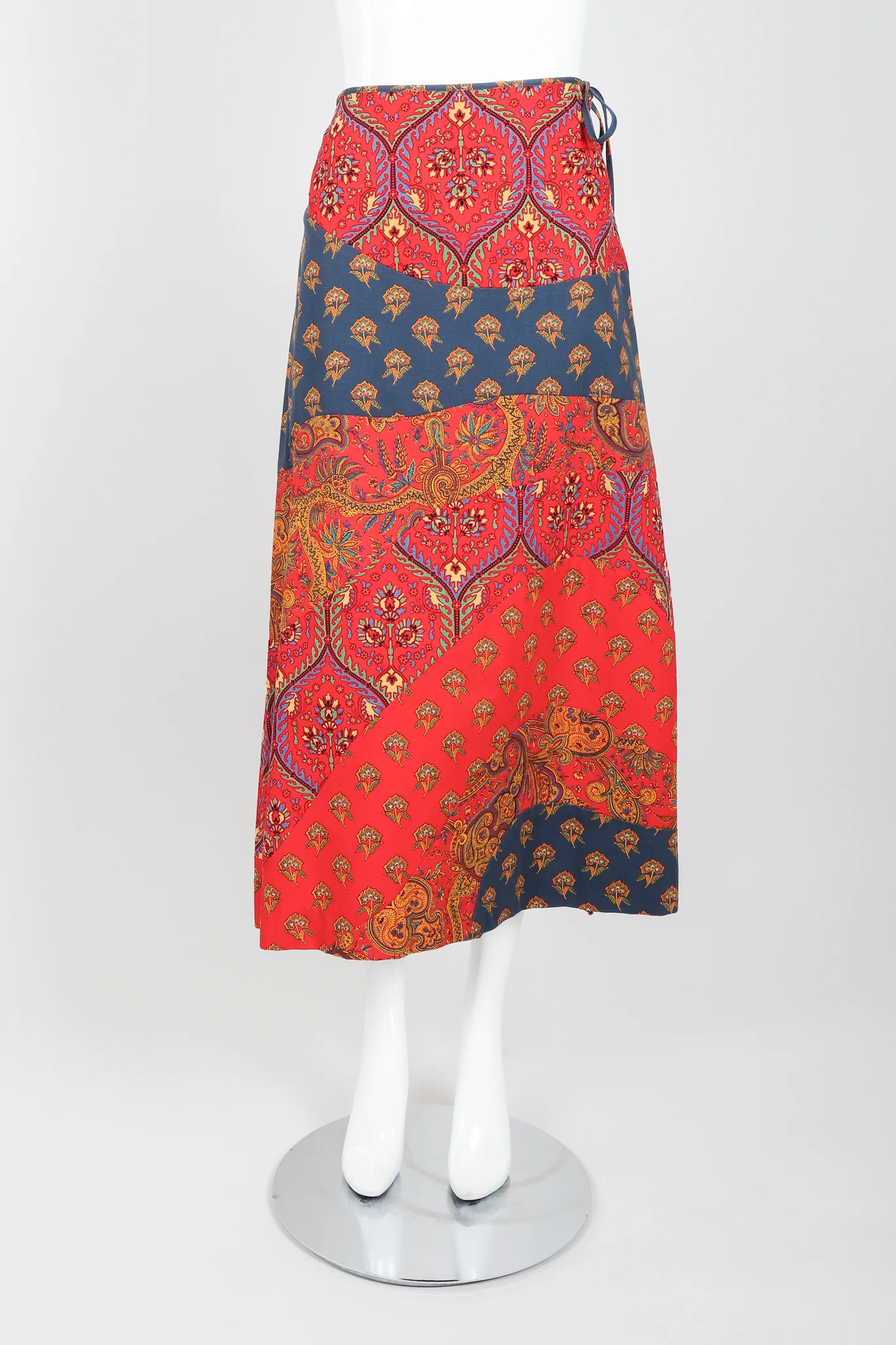 Wavy Patchwork Skirt - Image 3