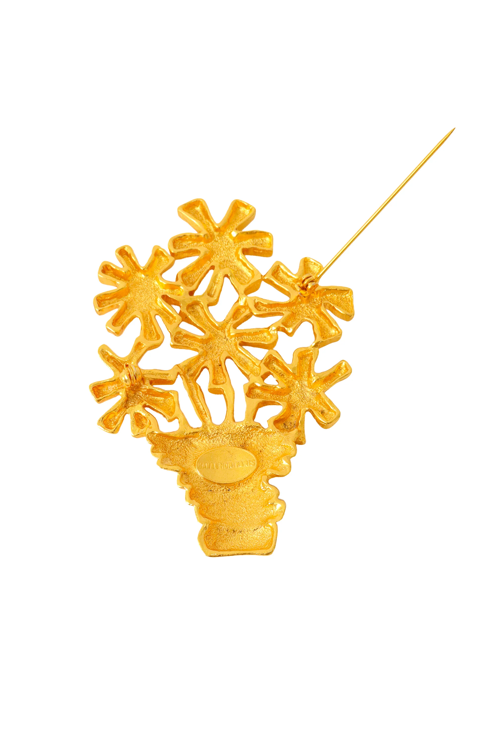 Flower Pot Brooch - Image 3