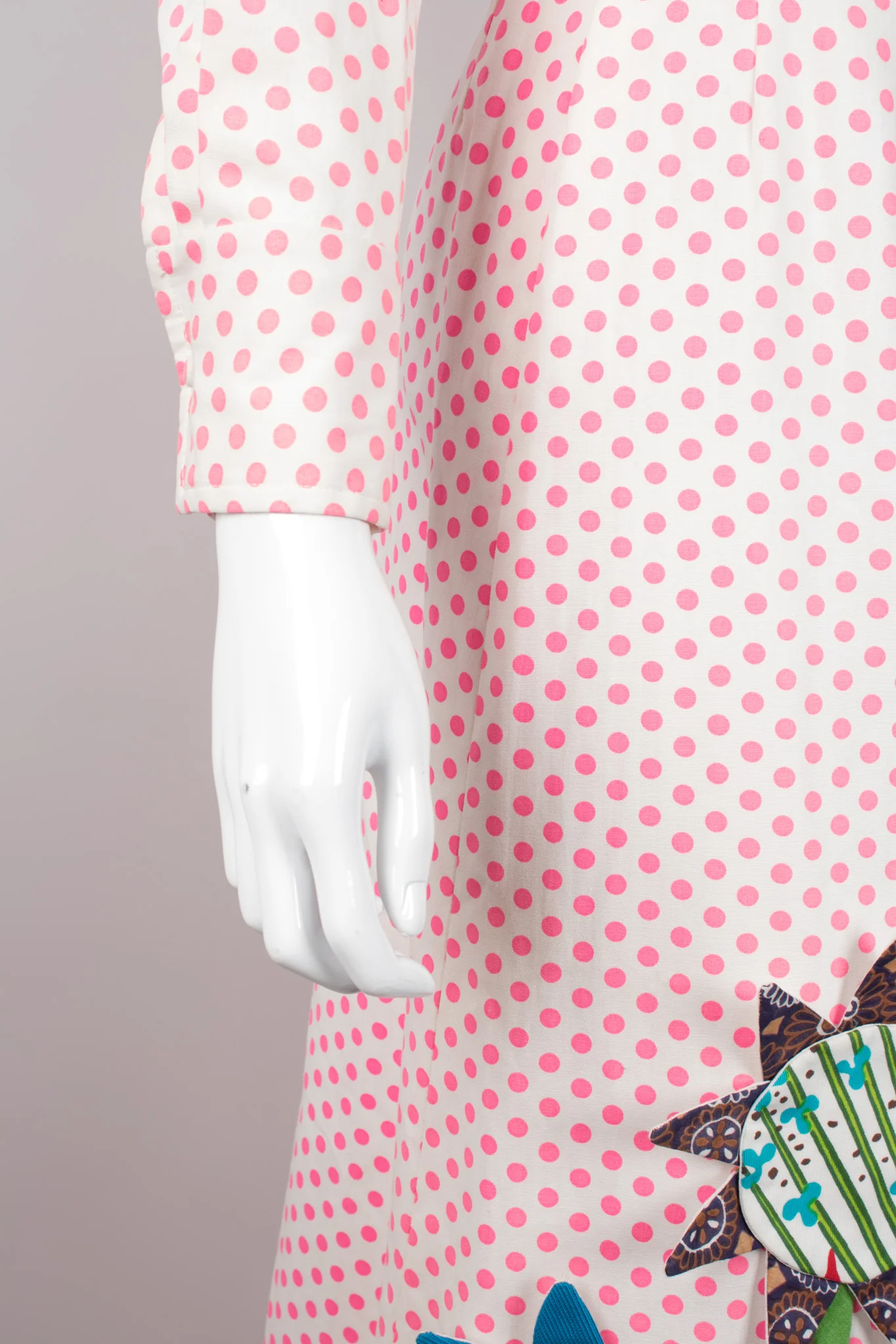 Flowerpot Appliqué Dot Shirt & Skirt Set - Image 11