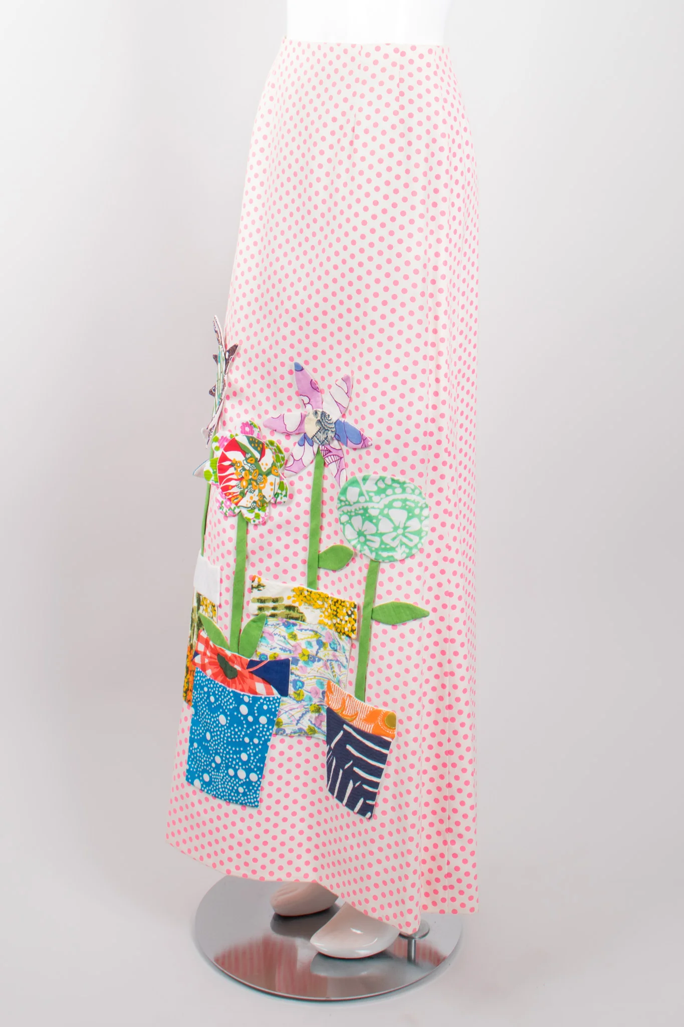 Flowerpot Appliqué Dot Shirt & Skirt Set - Image 16