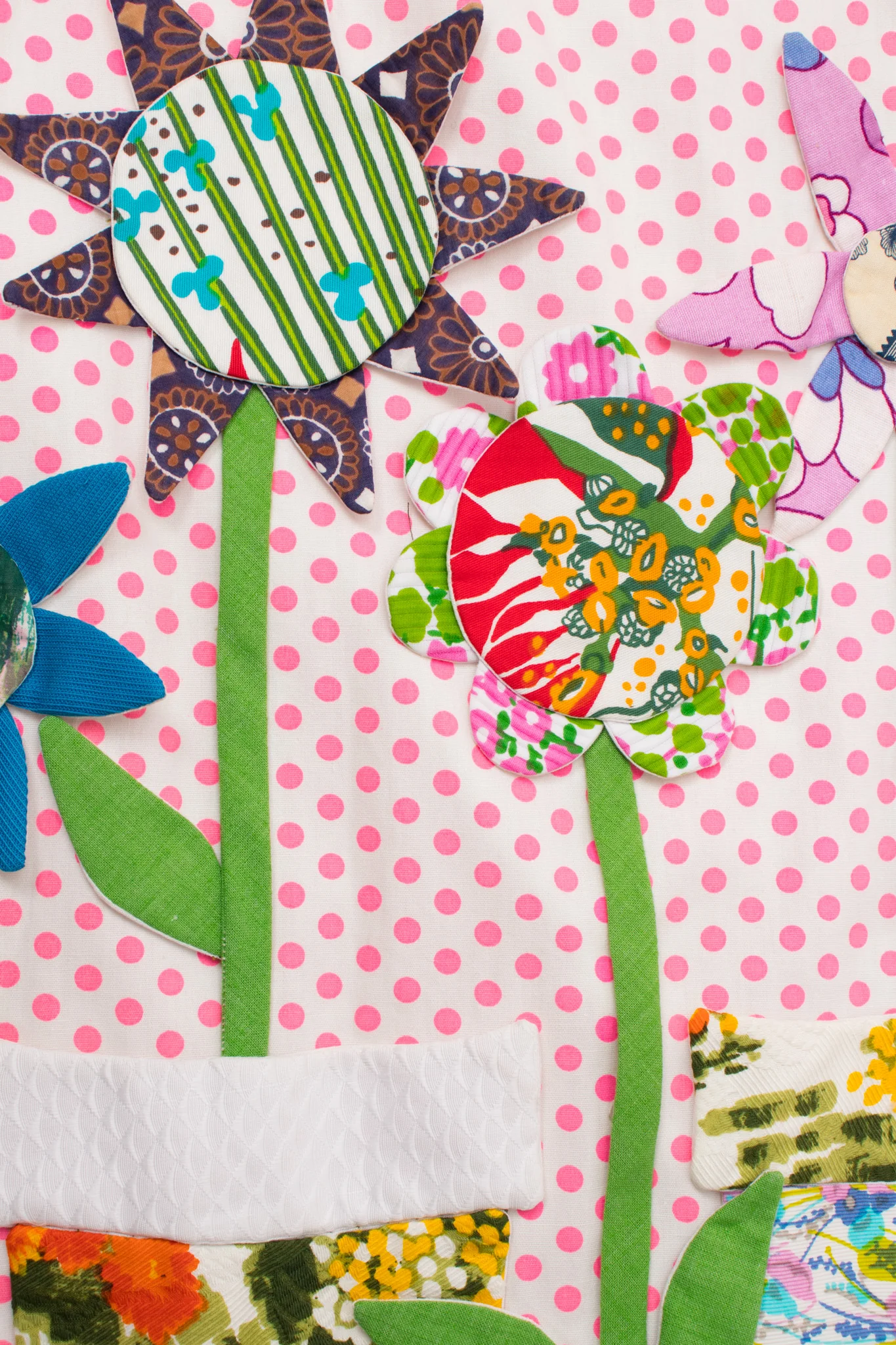 Flowerpot Appliqué Dot Shirt & Skirt Set - Image 19
