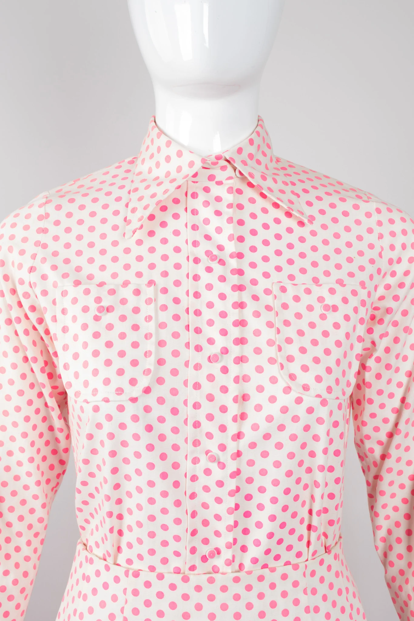 Flowerpot Appliqué Dot Shirt & Skirt Set - Image 9
