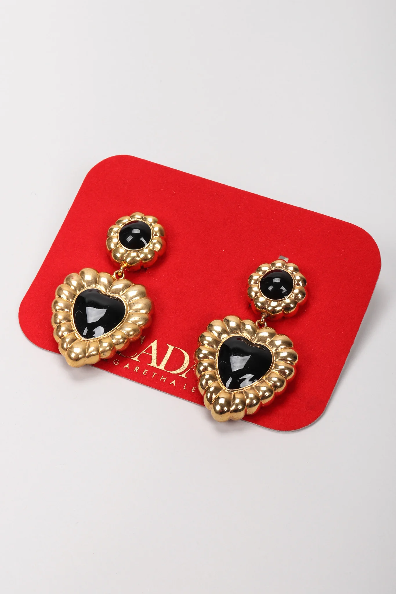 Fluted Heart Earrings - Image 3