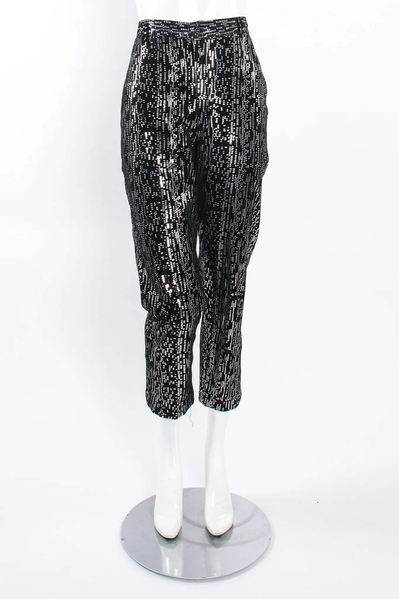 Foiled Suede Bomber Jacket & Pant Set - Image 10