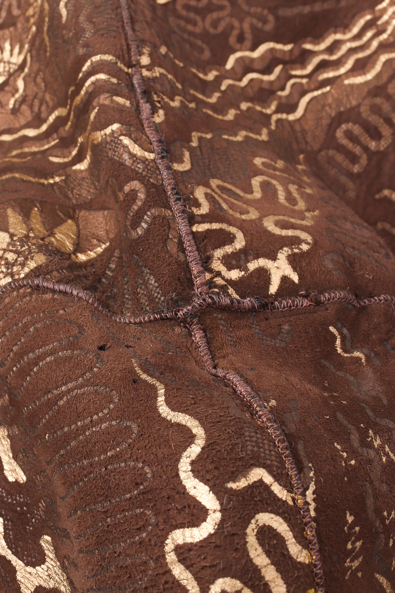 Foiled Suede Reversible Lamb Fur Jacket - Image 11