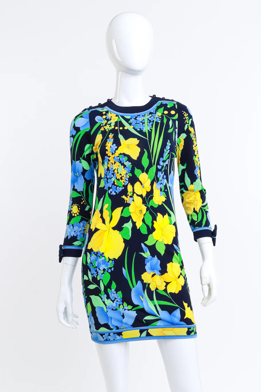 Forget-Me-Nots Floral Mini Dress