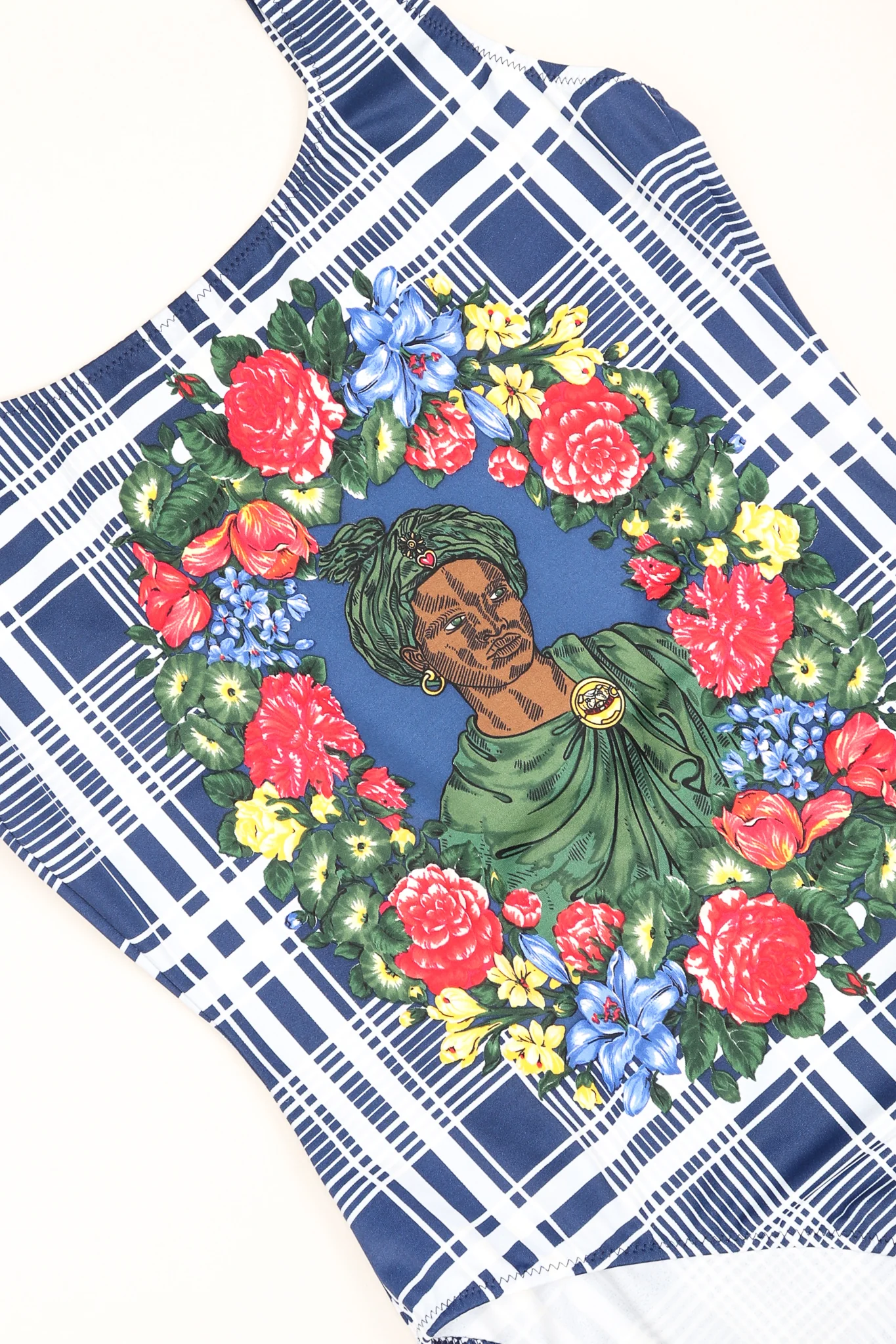 Four-Piece Floral Plaid Portrait Ensemble - Image 19