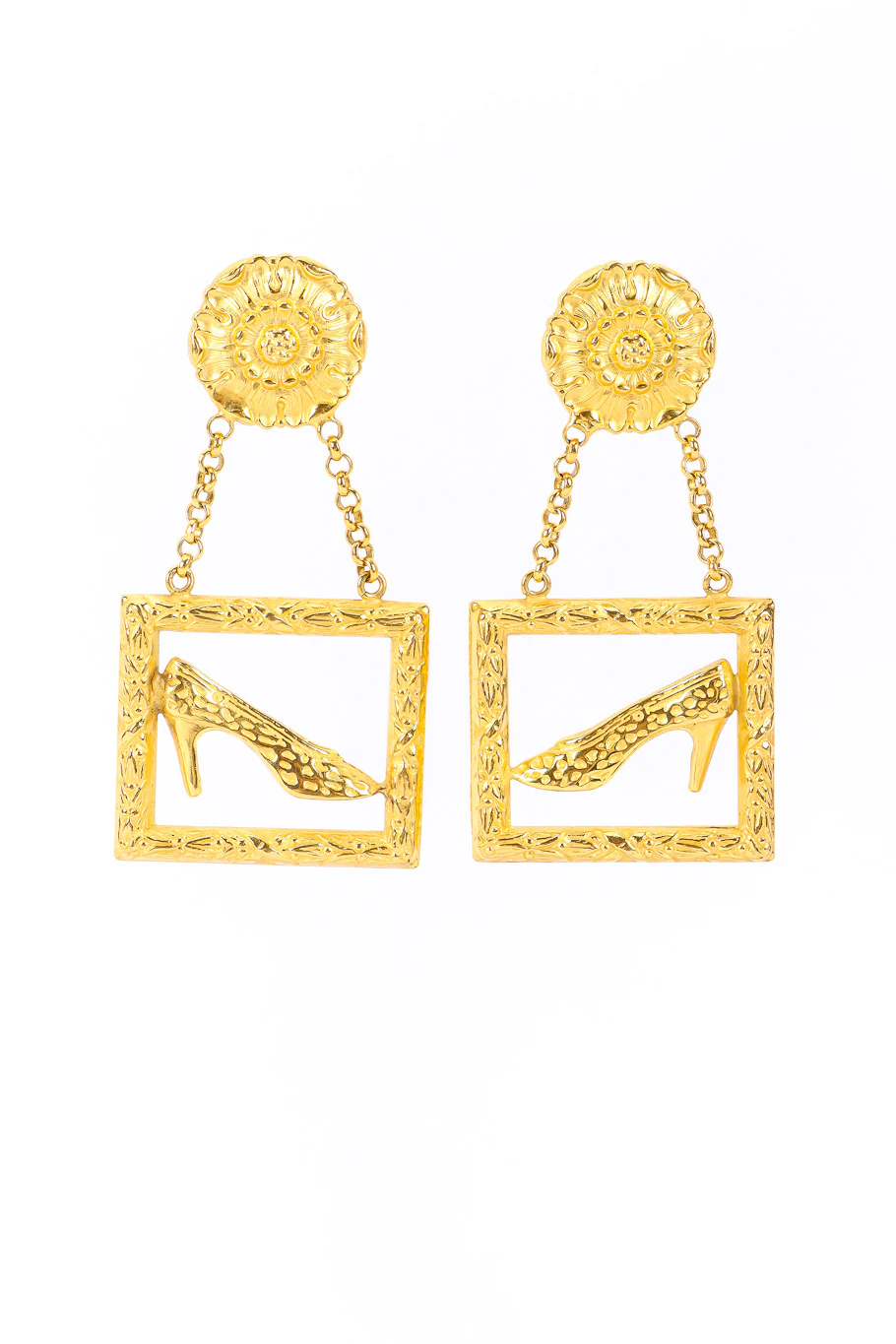 Framed Heel Earrings
