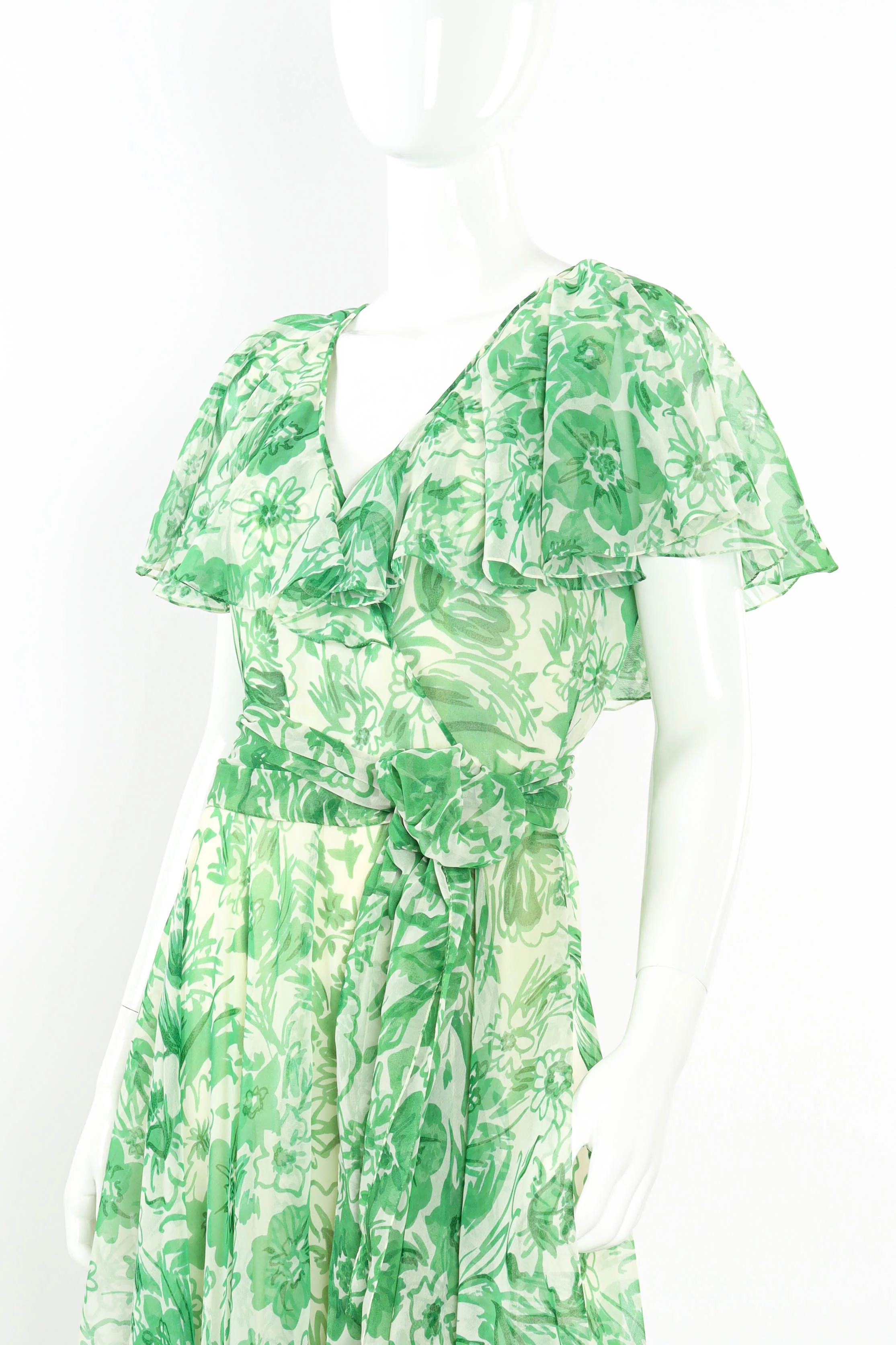 Freehand Jade Floral Print Dress - Image 2