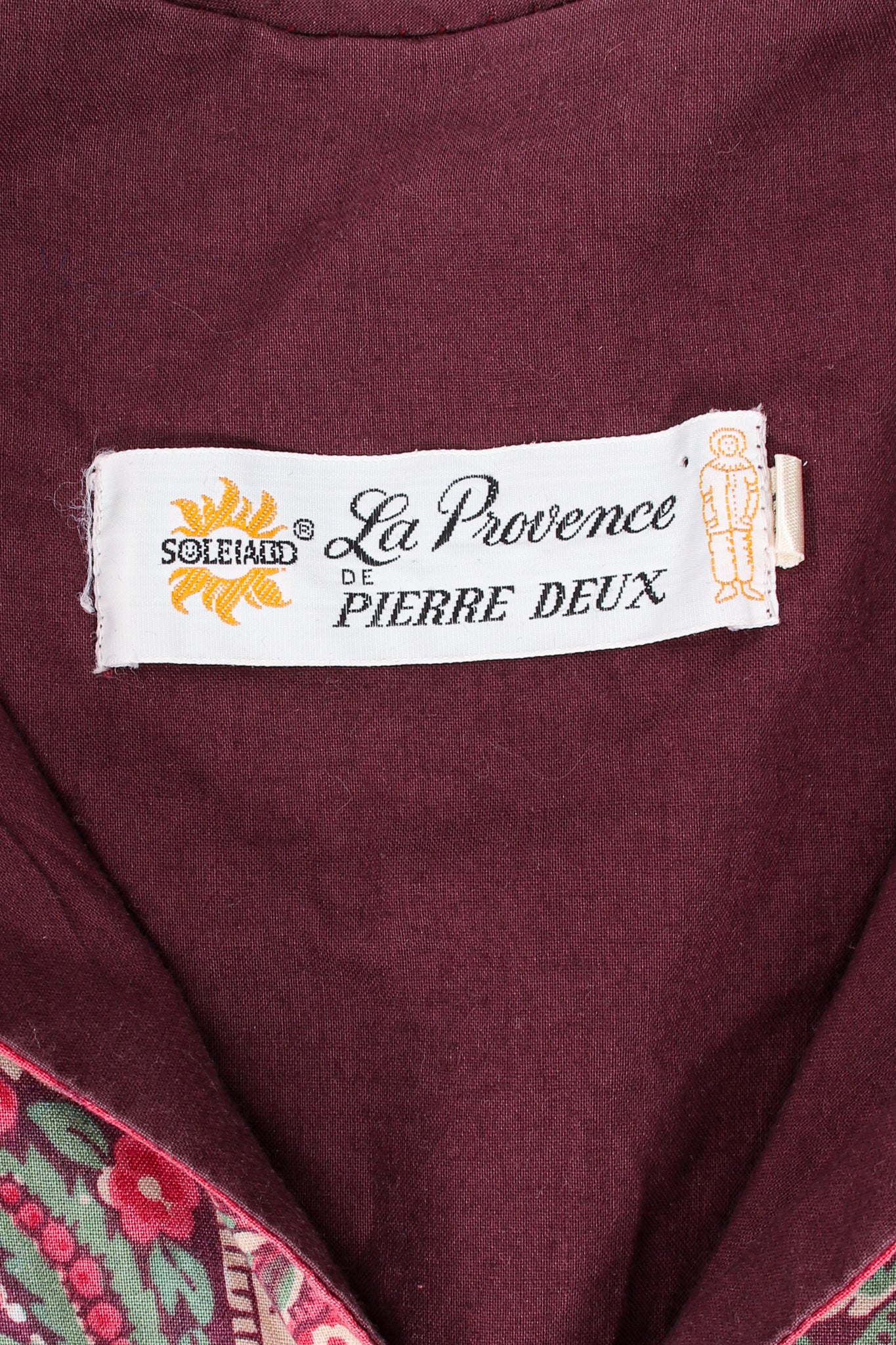 French Cotton Print Peasant Dress - Image 12