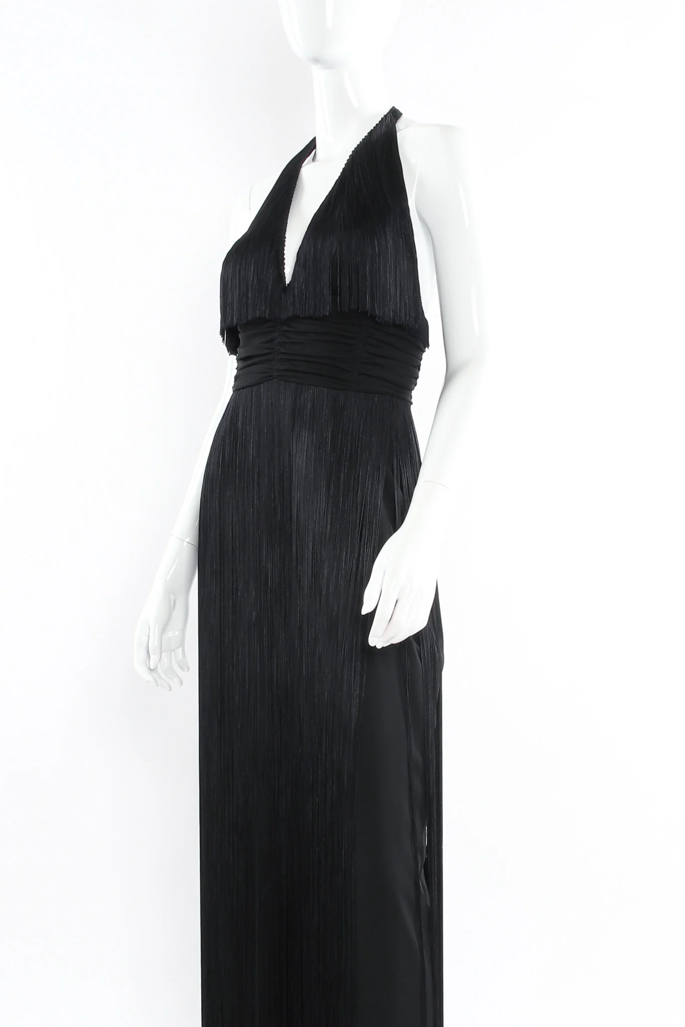 Fringe Halter Dress - Image 5
