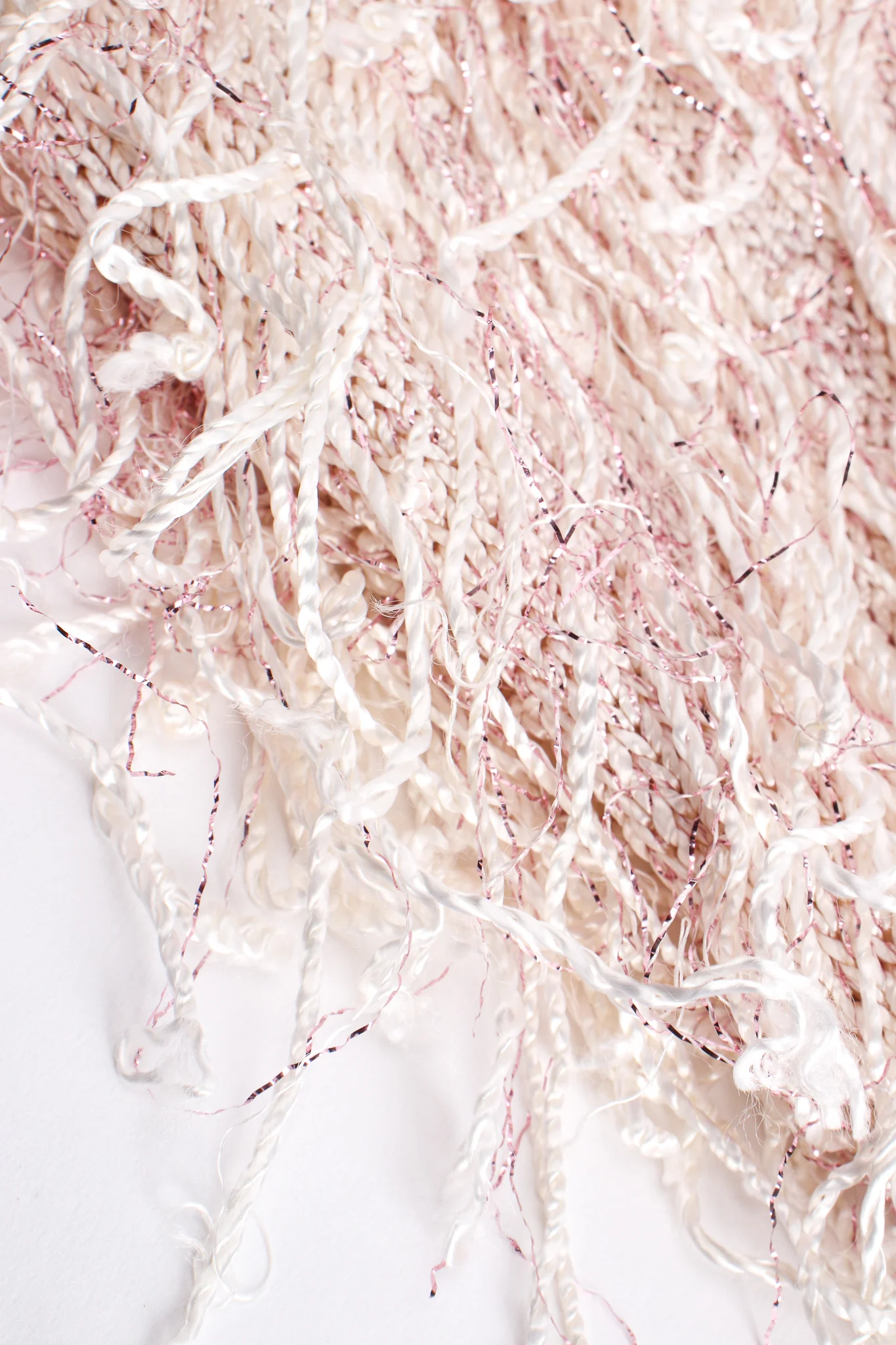 Fringe Knit Tinsel Tunic Dress - Image 2