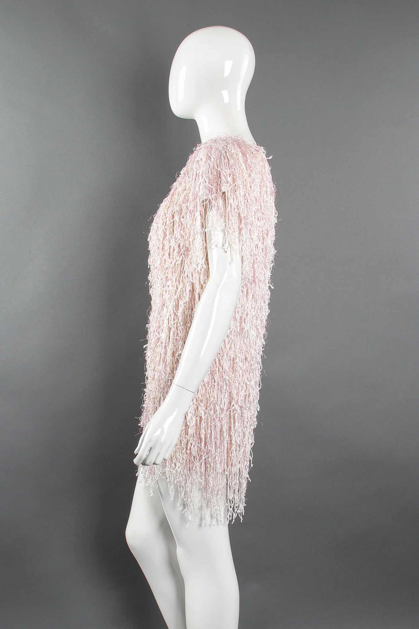 Fringe Knit Tinsel Tunic Dress - Image 6