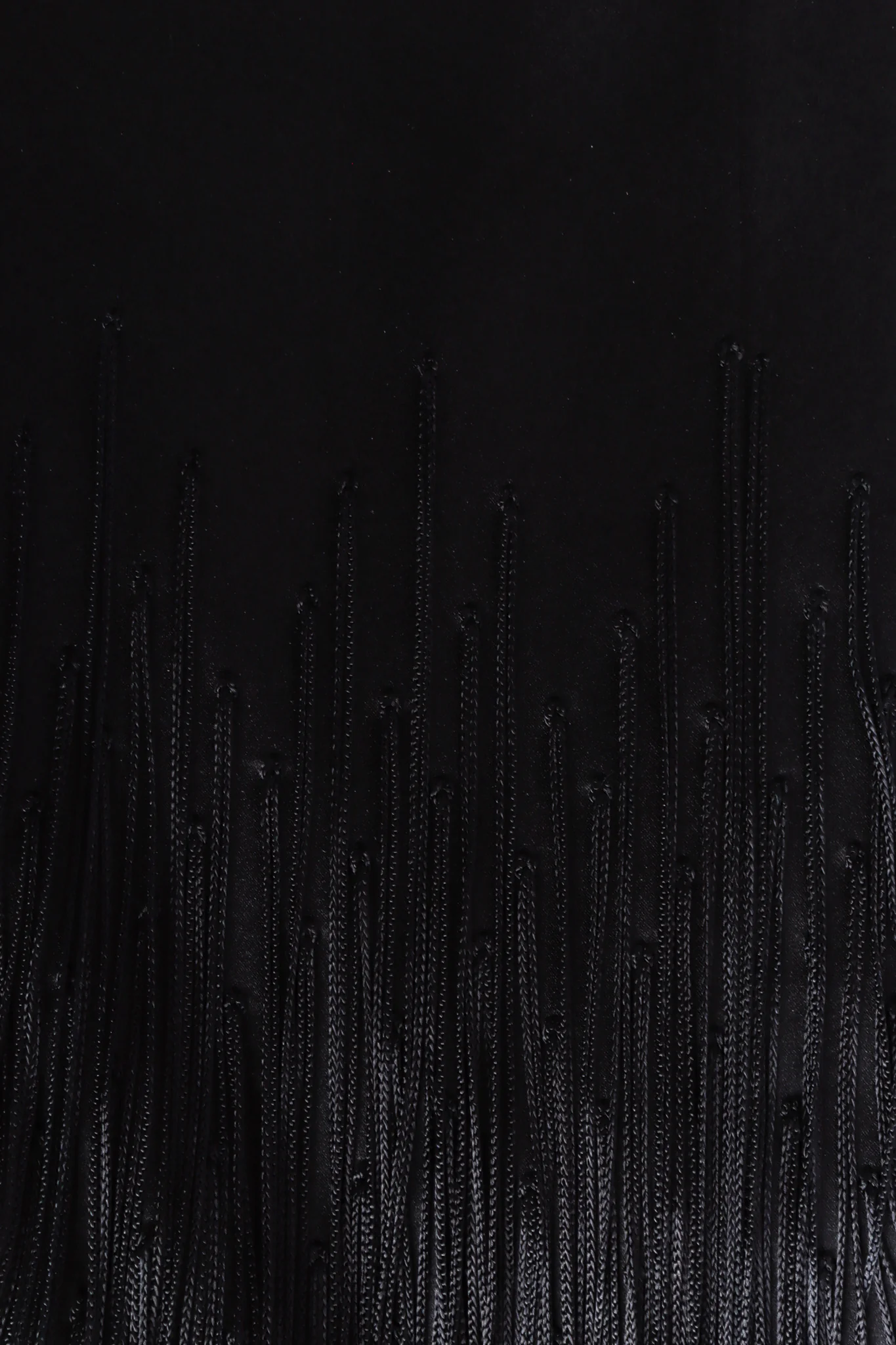Fringe Silk Shift Dress - Image 9