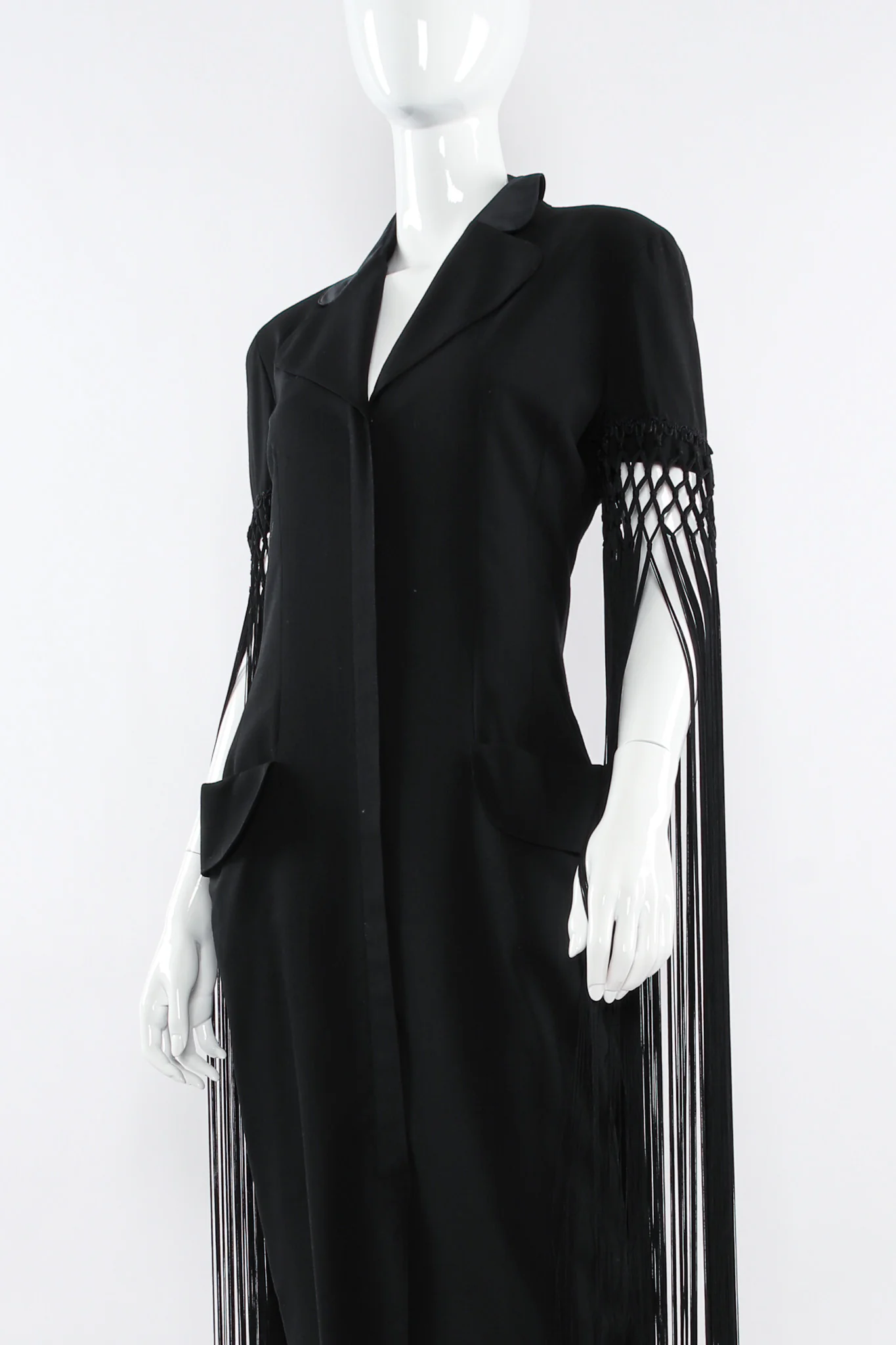 Fringe Sleeve Dress - Image 4