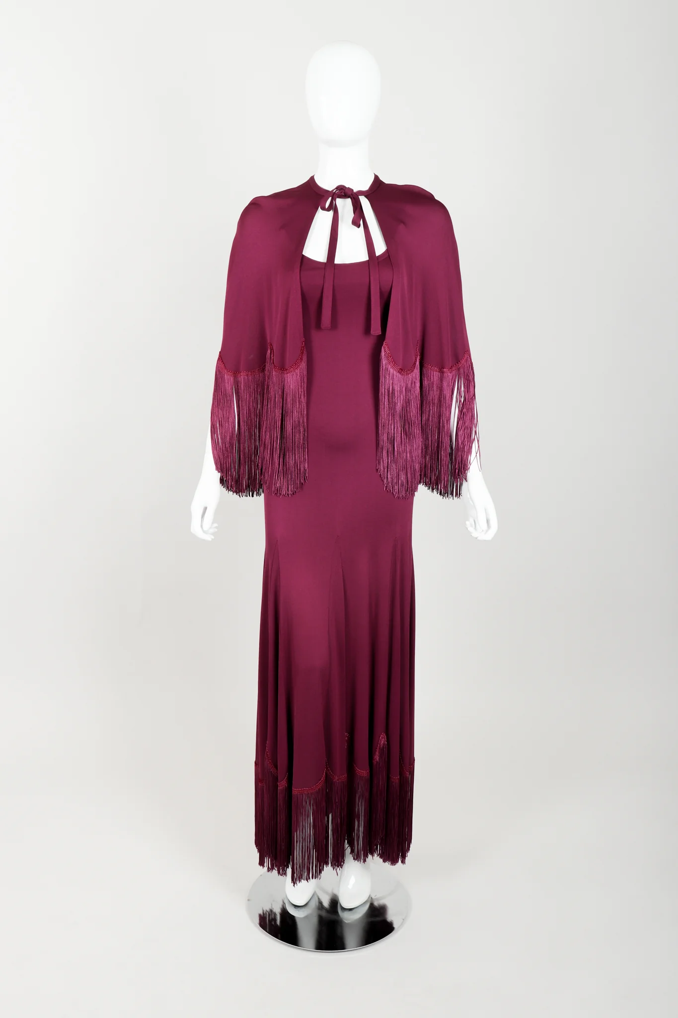 Fringed Caplet & Slipdress Set - Image 4