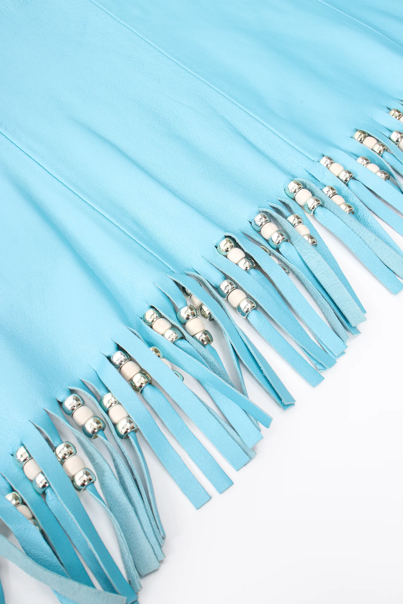 Fringed Leather Jacket & Pant Set - Image 11