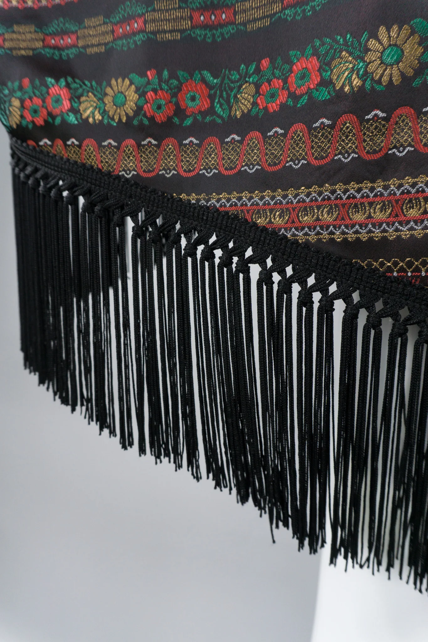 Fringed Rose Cocoon Jacket - Image 13