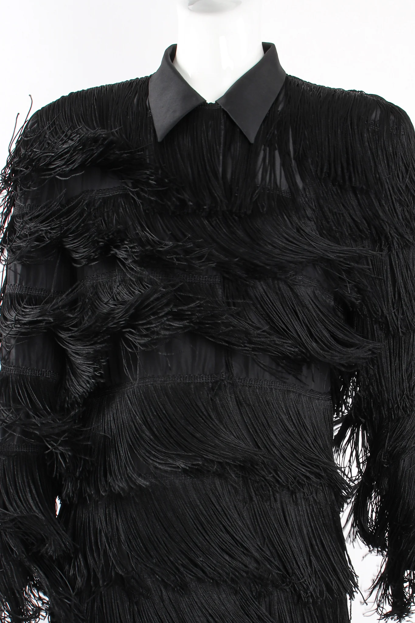 Fringed Shimmy Shirt Dress - Image 16