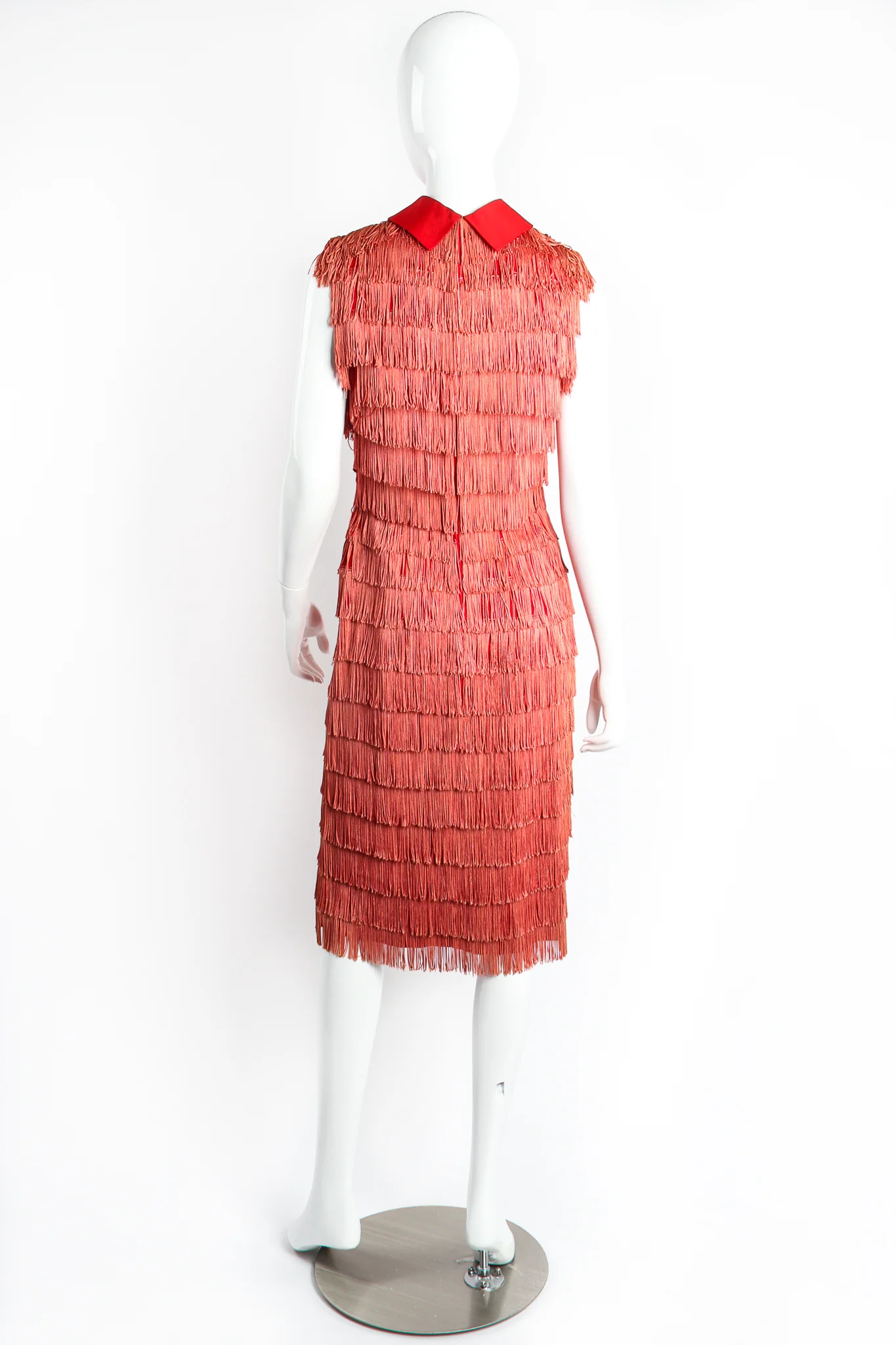 Fringed Sleeveless Shirt Dress - Image 5