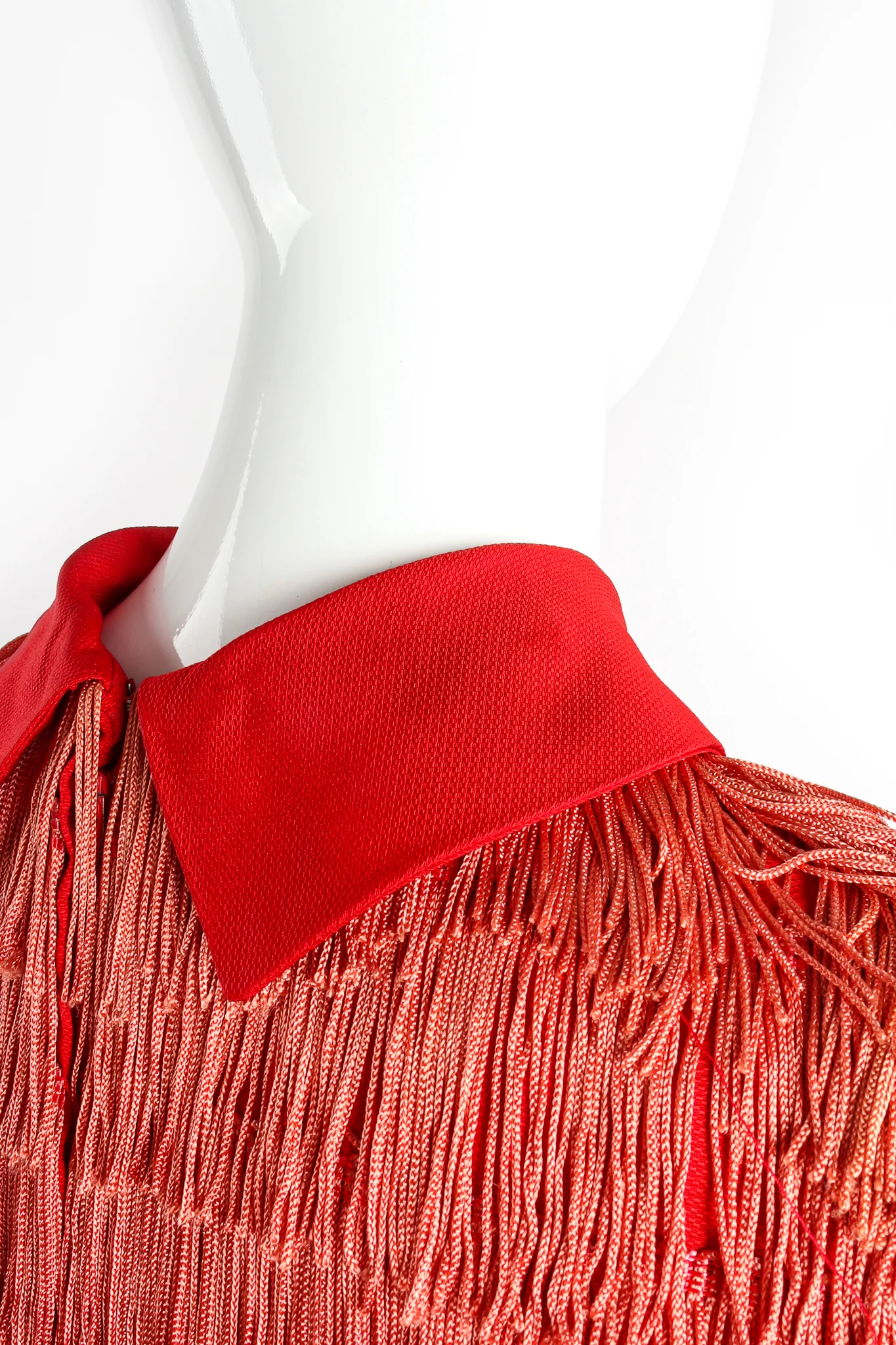 Fringed Sleeveless Shirt Dress - Image 8