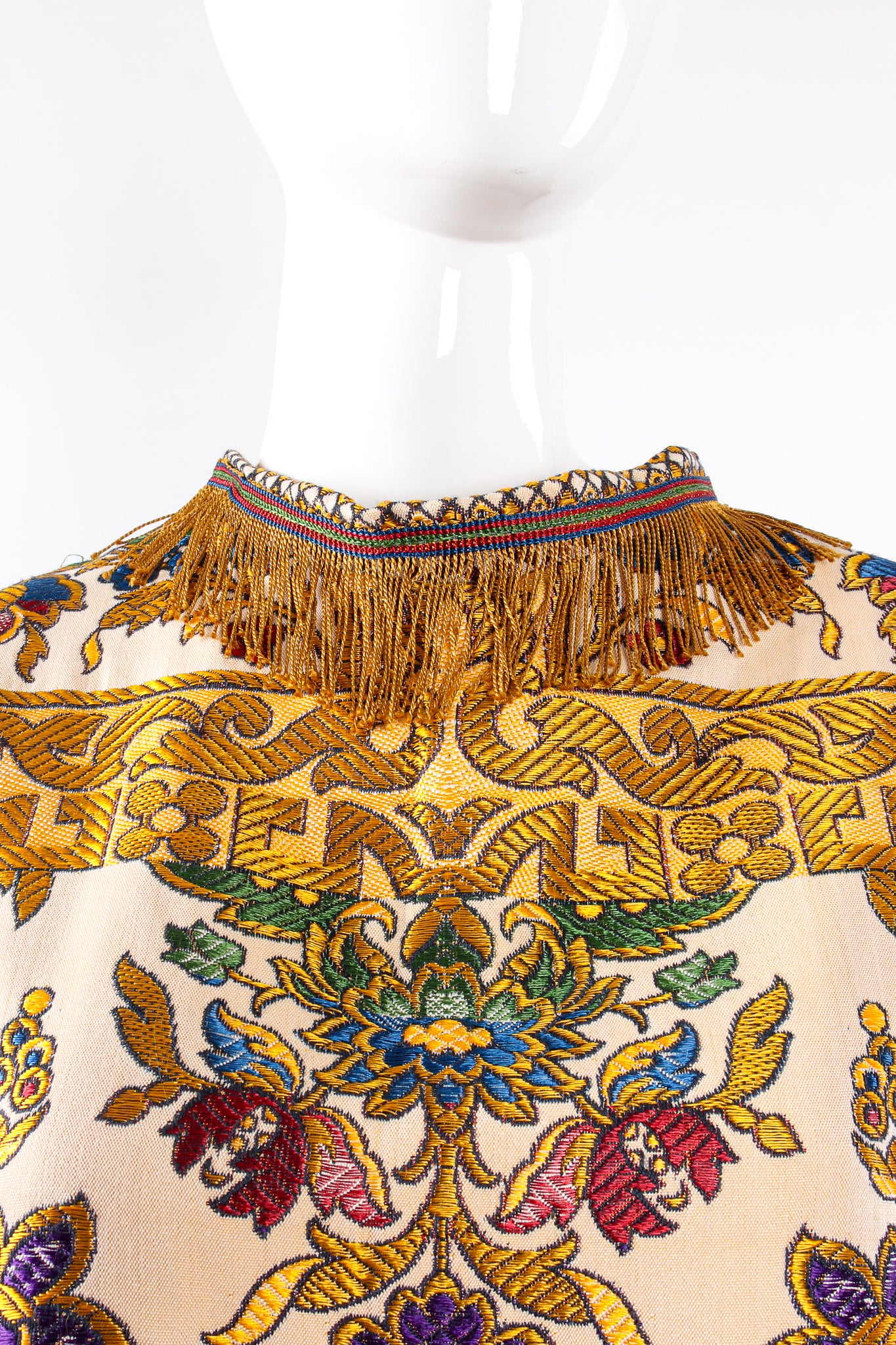 Fringed Tapestry Caftan - Image 10