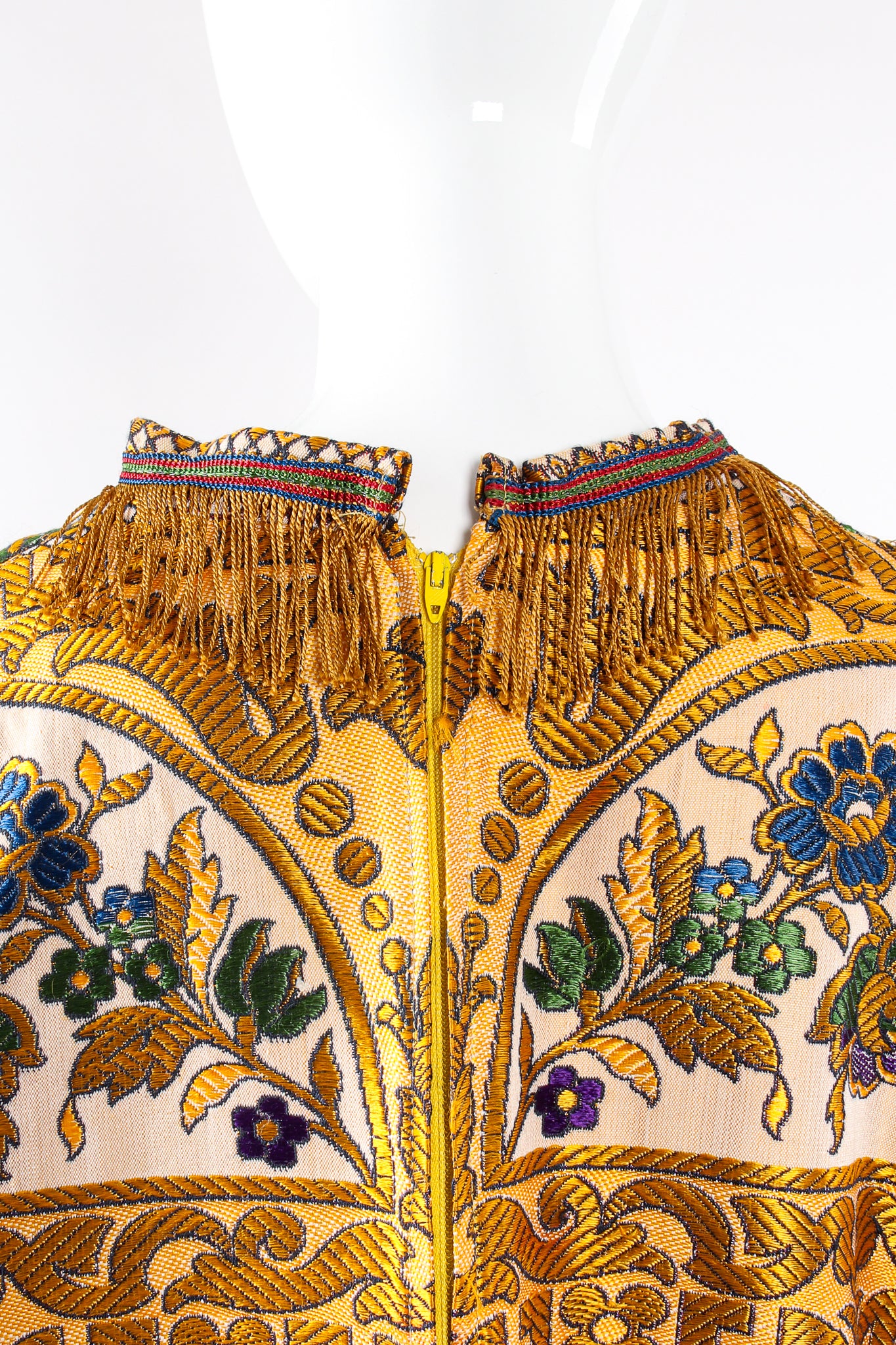 Fringed Tapestry Caftan - Image 9