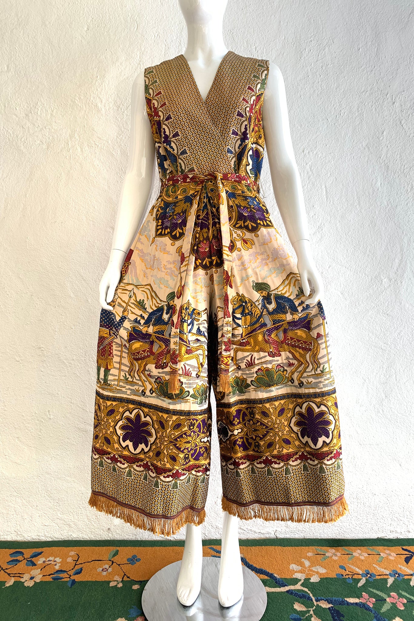 Fringed Tapestry Jumpsuit - Image 2