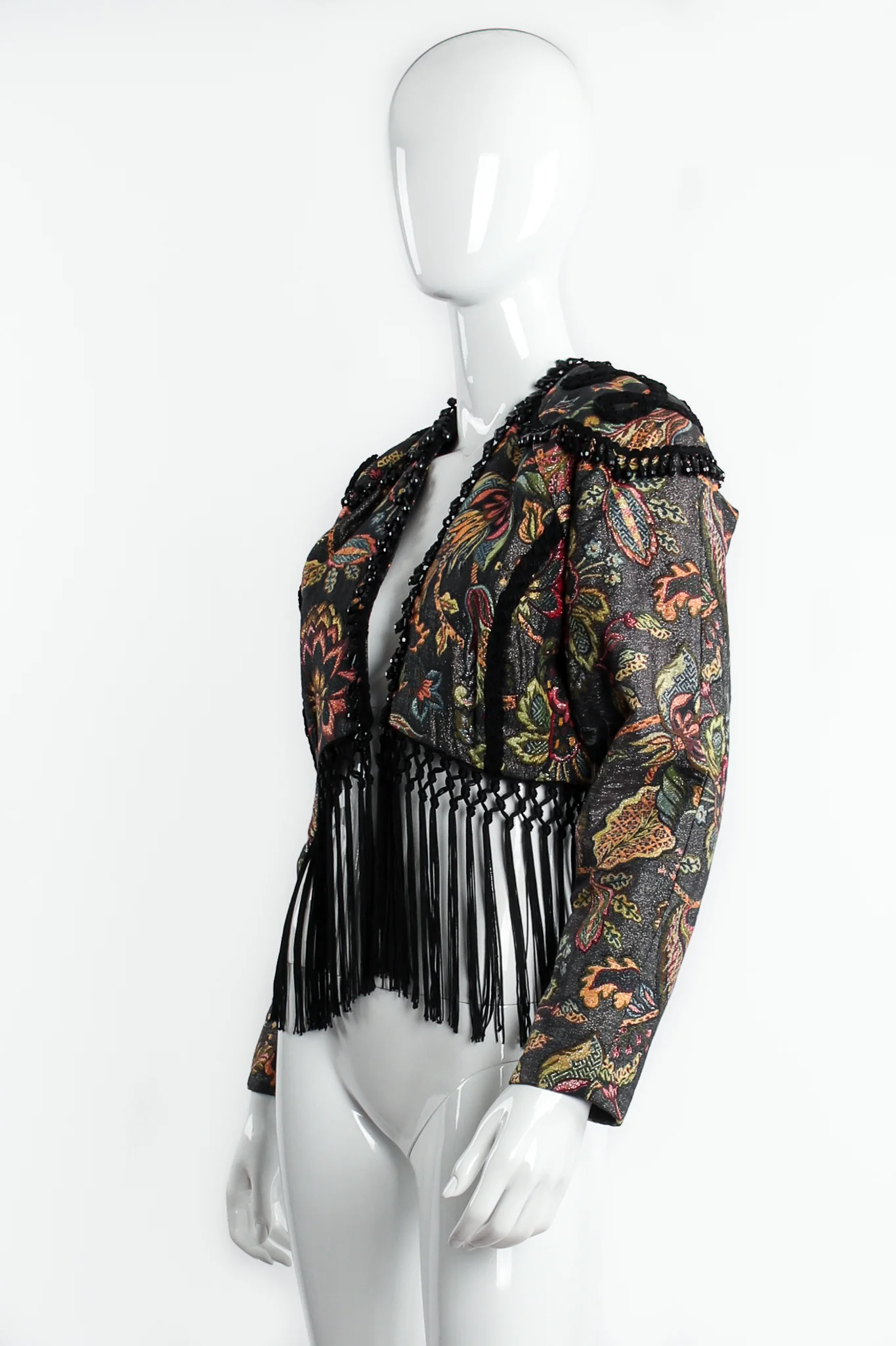 Fringed Tapestry Matador Jacket - Image 2