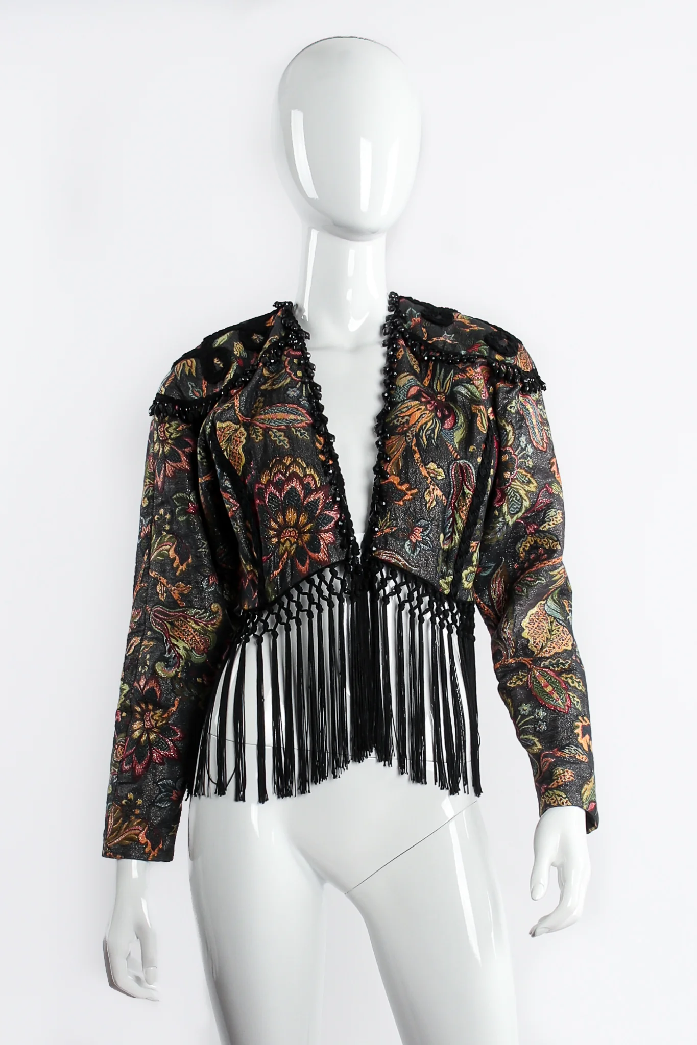 Fringed Tapestry Matador Jacket - Image 3