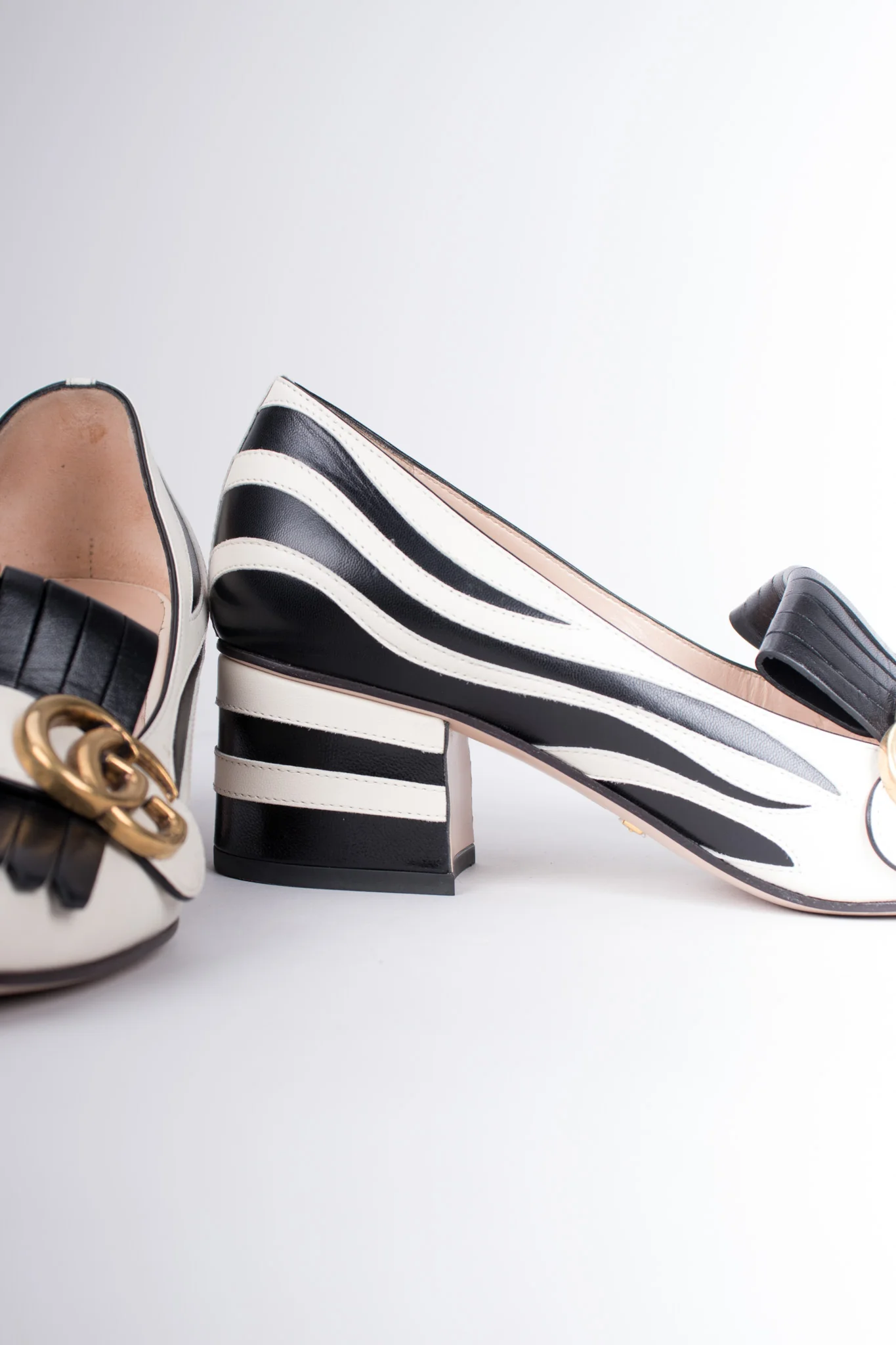 2017 Zebra Fringe Loafers - Image 2