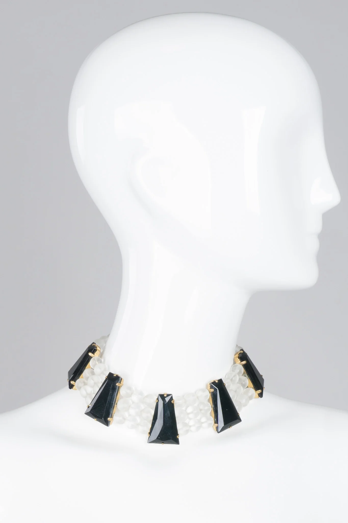 Frosted Bead Choker