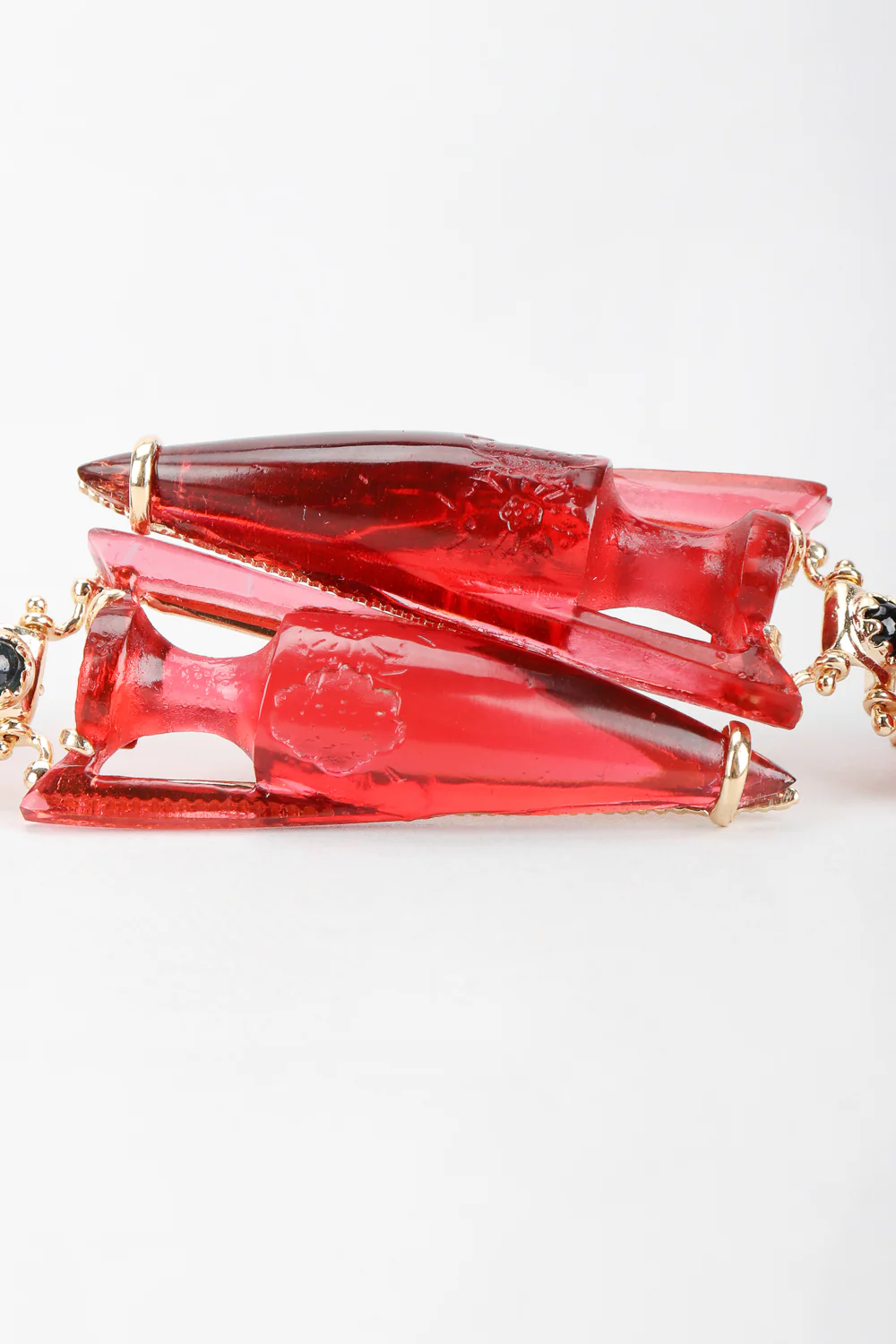 Medusa Wine Drop Earrings - Image 6