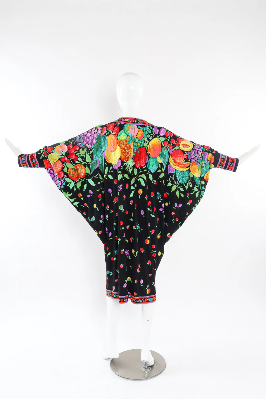 Fruit and Floral Dolman Dress - Image 6