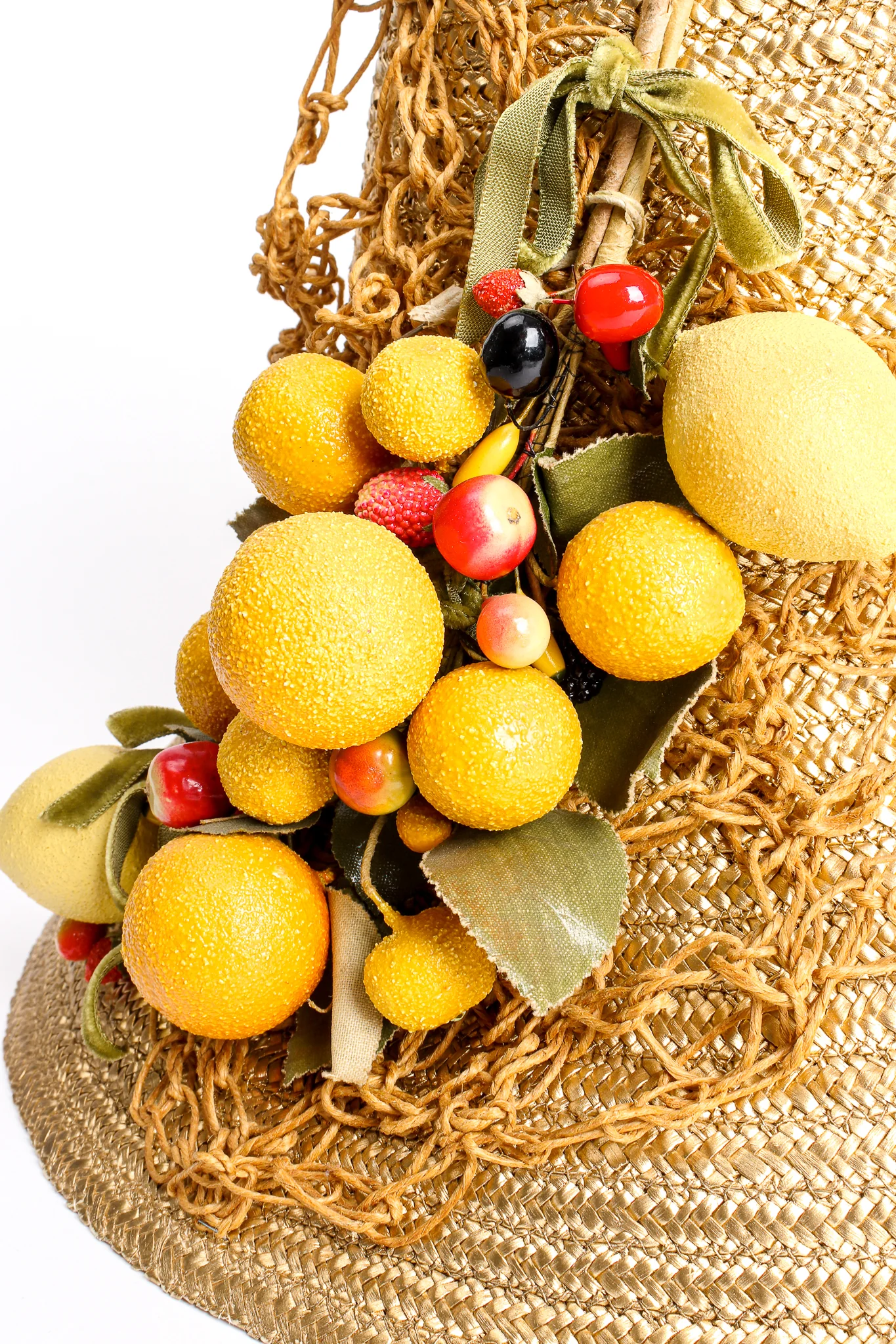 Citrus Basket Straw Hat - Image 10