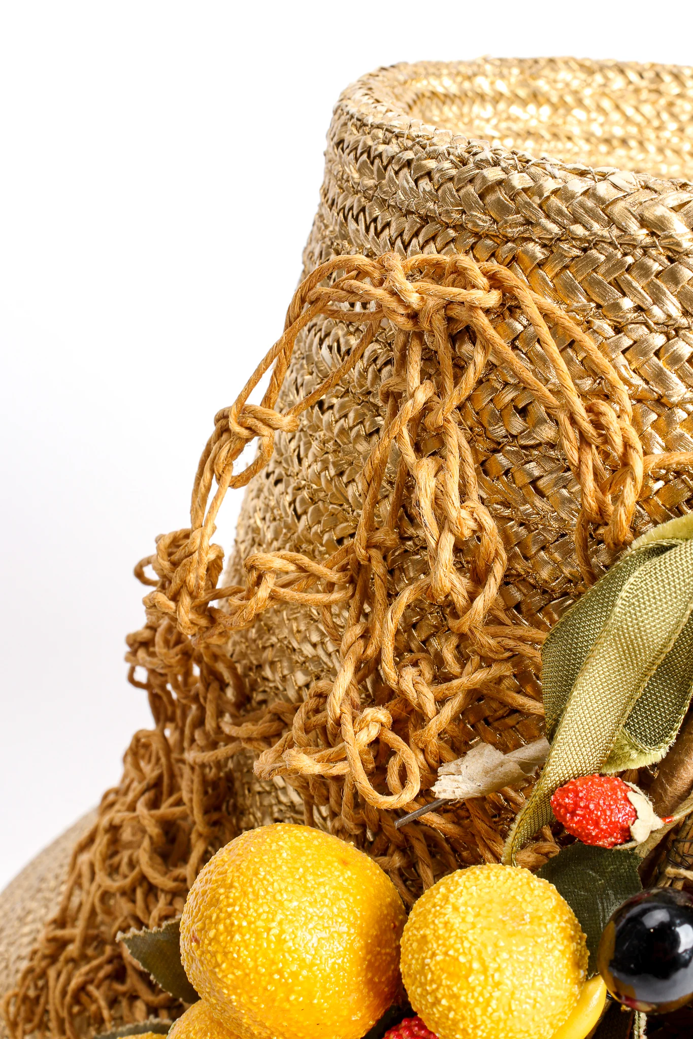 Citrus Basket Straw Hat - Image 11