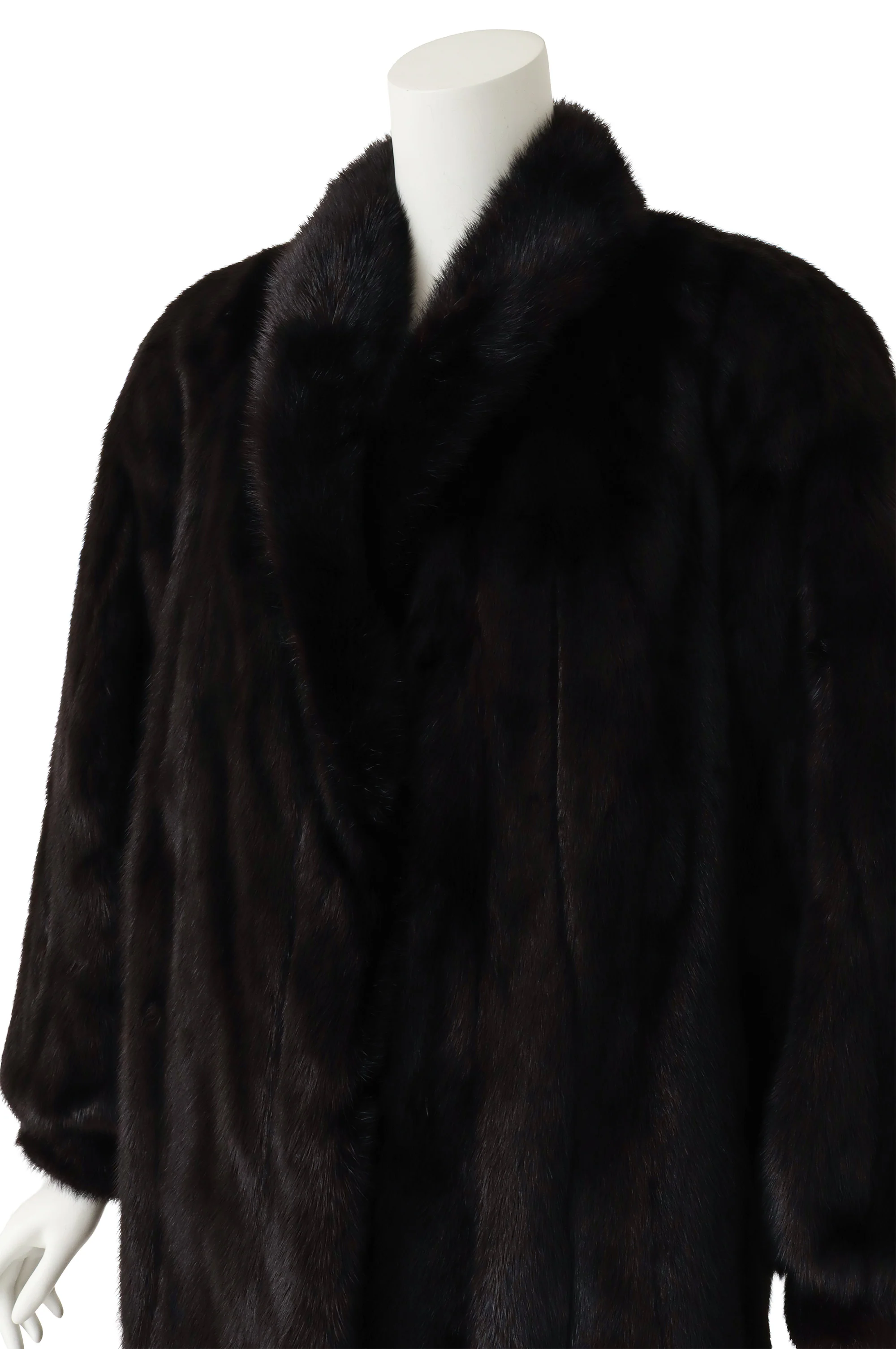 Fur Cocoon Coat - Image 3