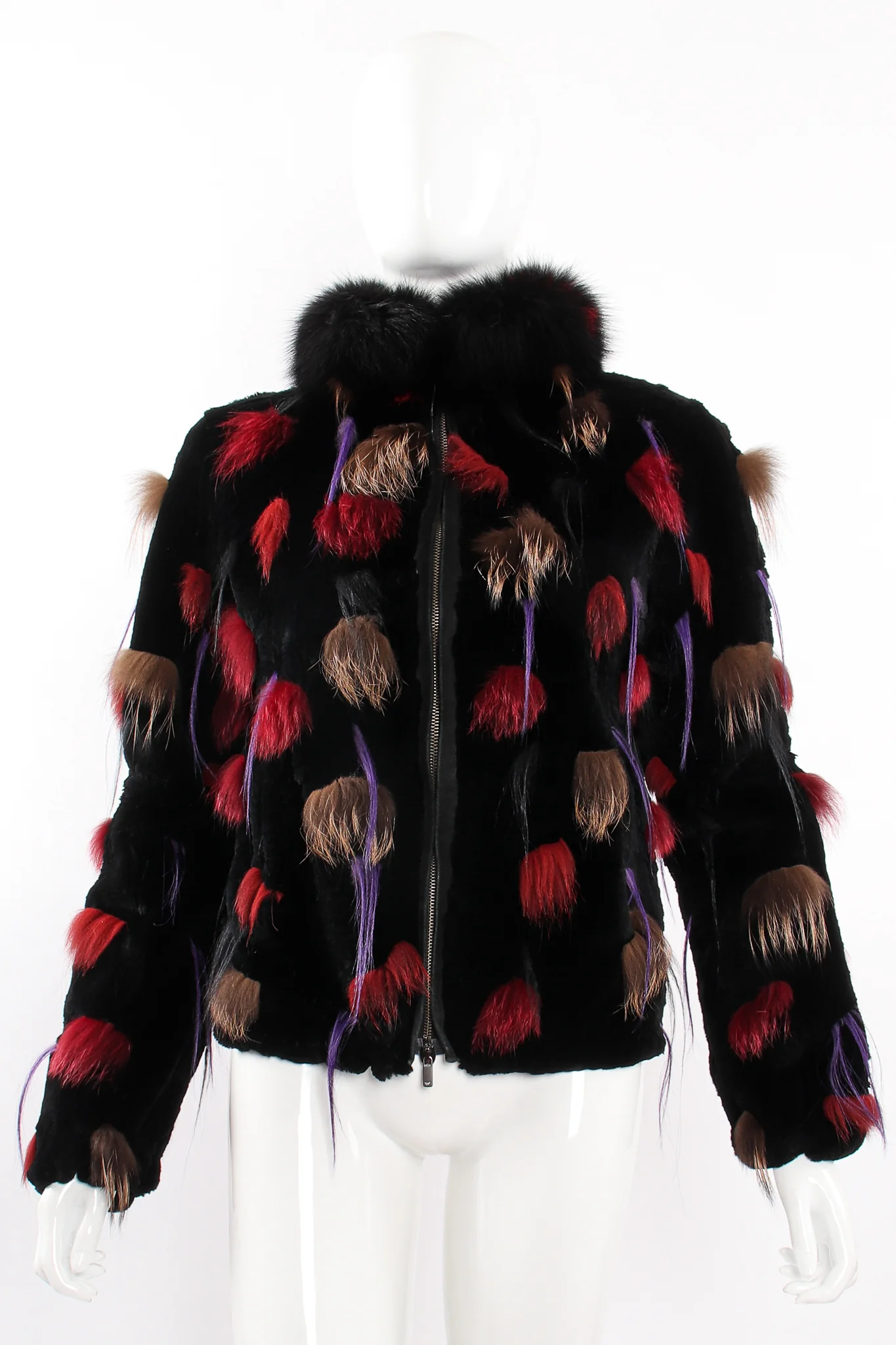 Fur Pom Puff Jacket - Image 6