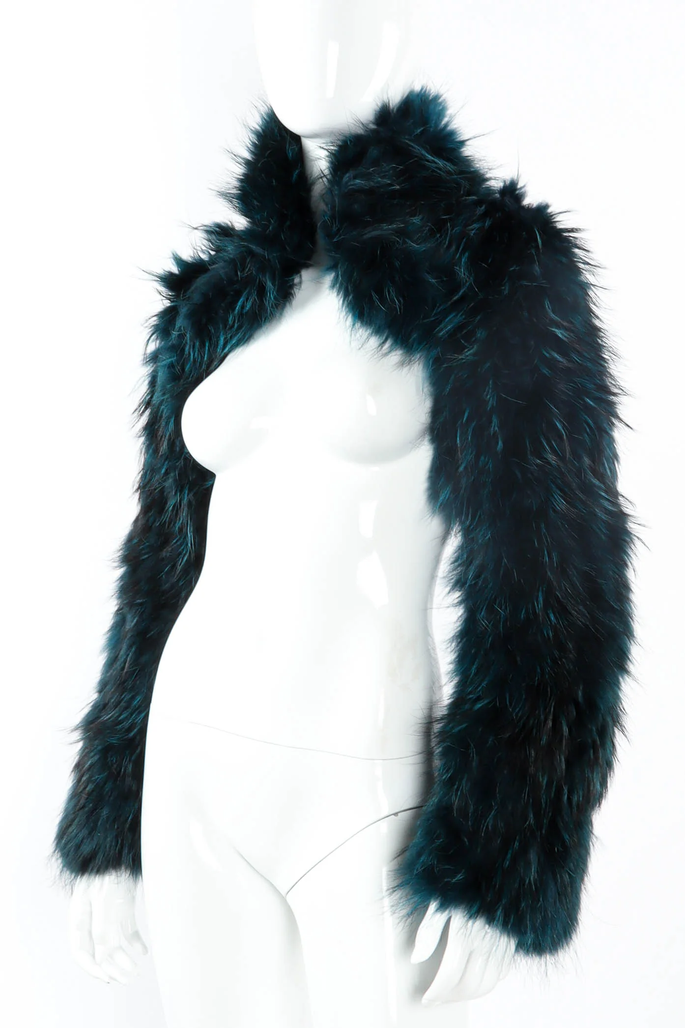 Fur Crop Sleeve Jacket - Image 5