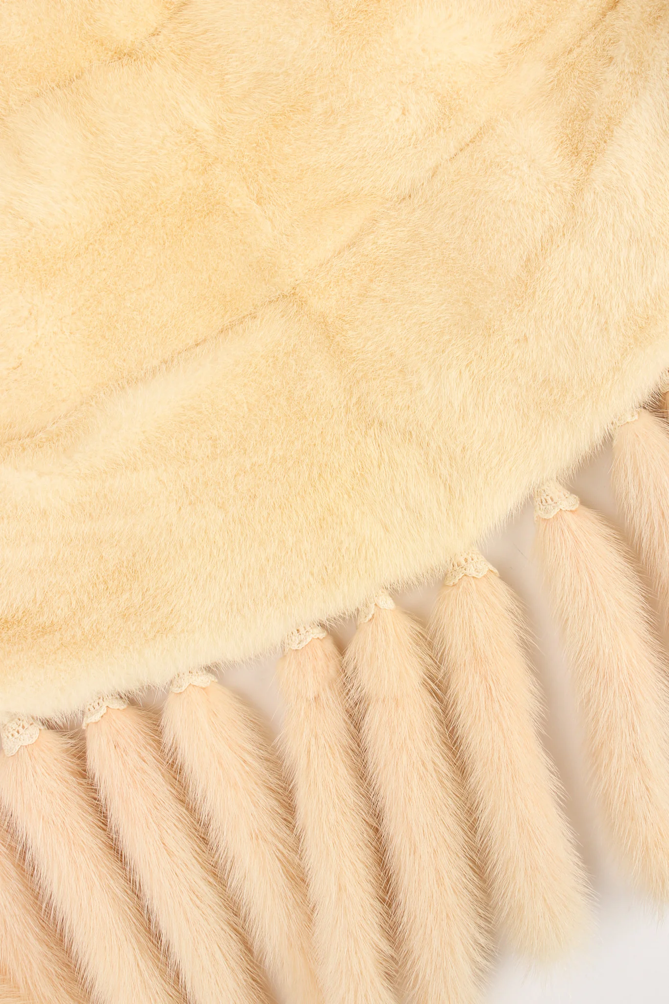 Fur Tail Drape Shawl - Image 6