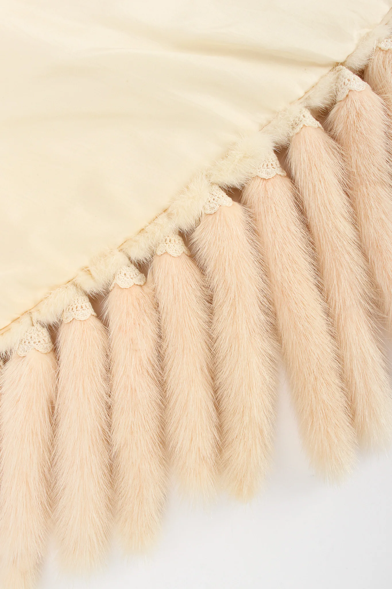 Fur Tail Drape Shawl - Image 7