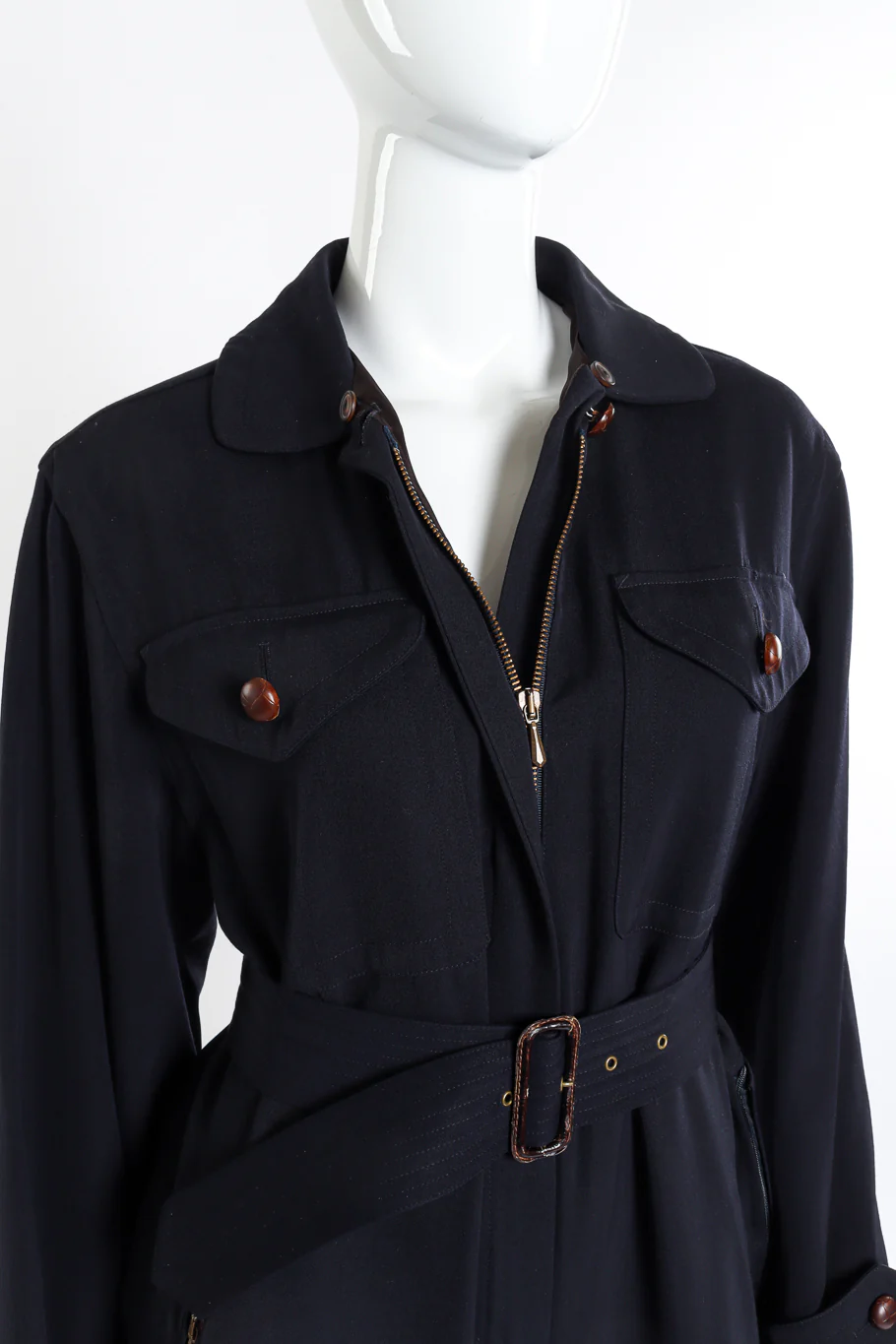 Fur Trim Flight Suit - Image 6