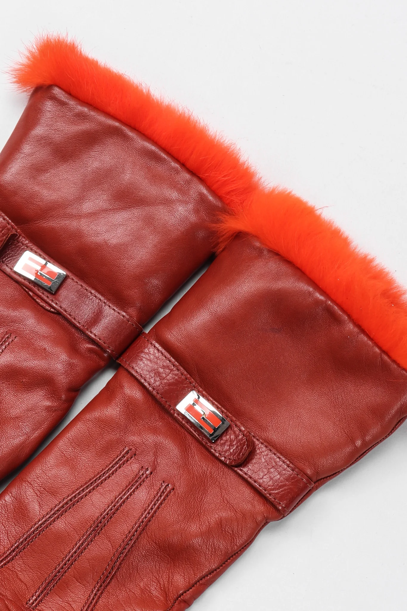 Fur Trim Gloves - Image 2