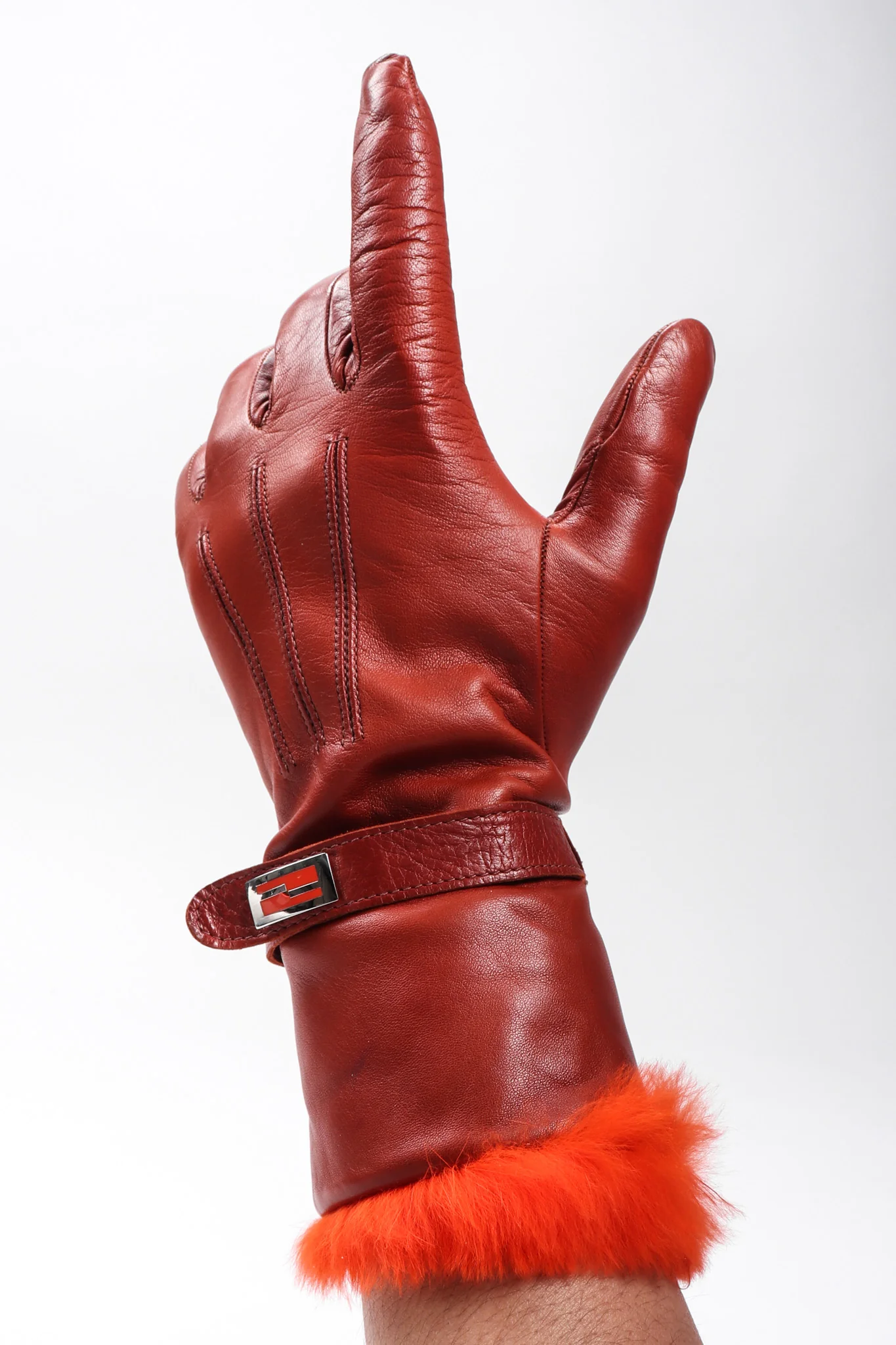 Fur Trim Gloves - Image 3