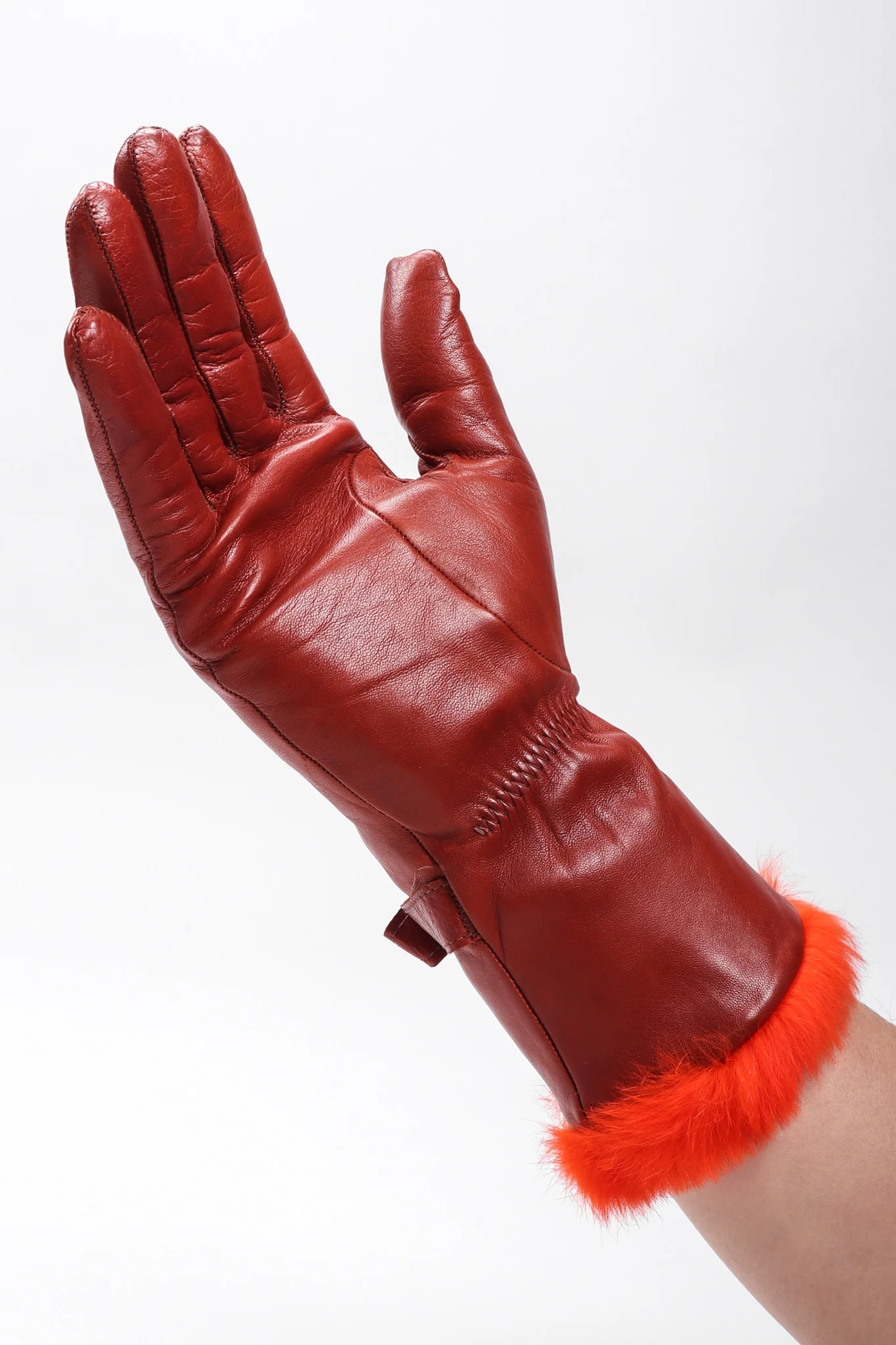 Fur Trim Gloves - Image 4