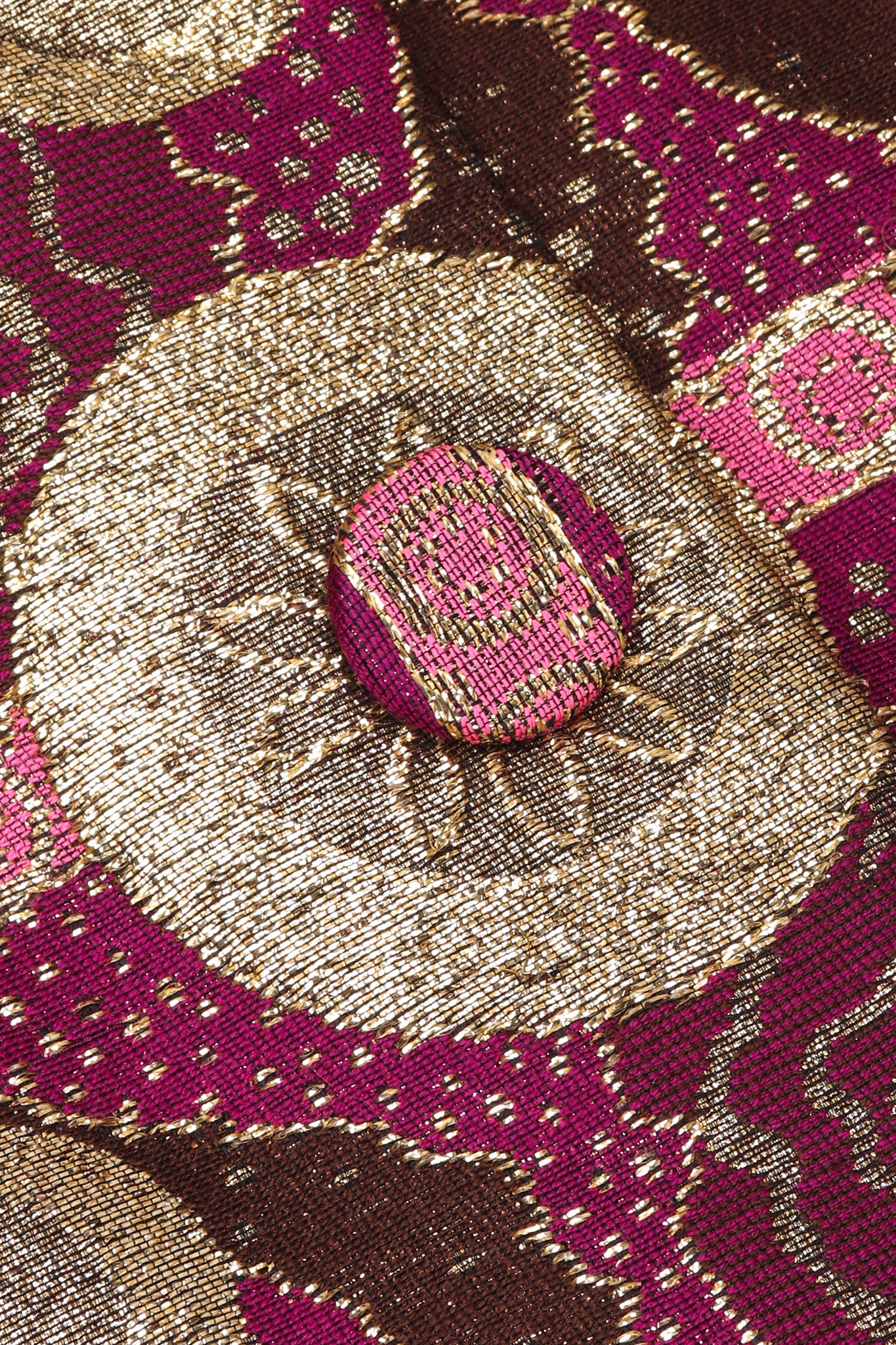 Fur-Trimmed Brocade Coat - Image 13