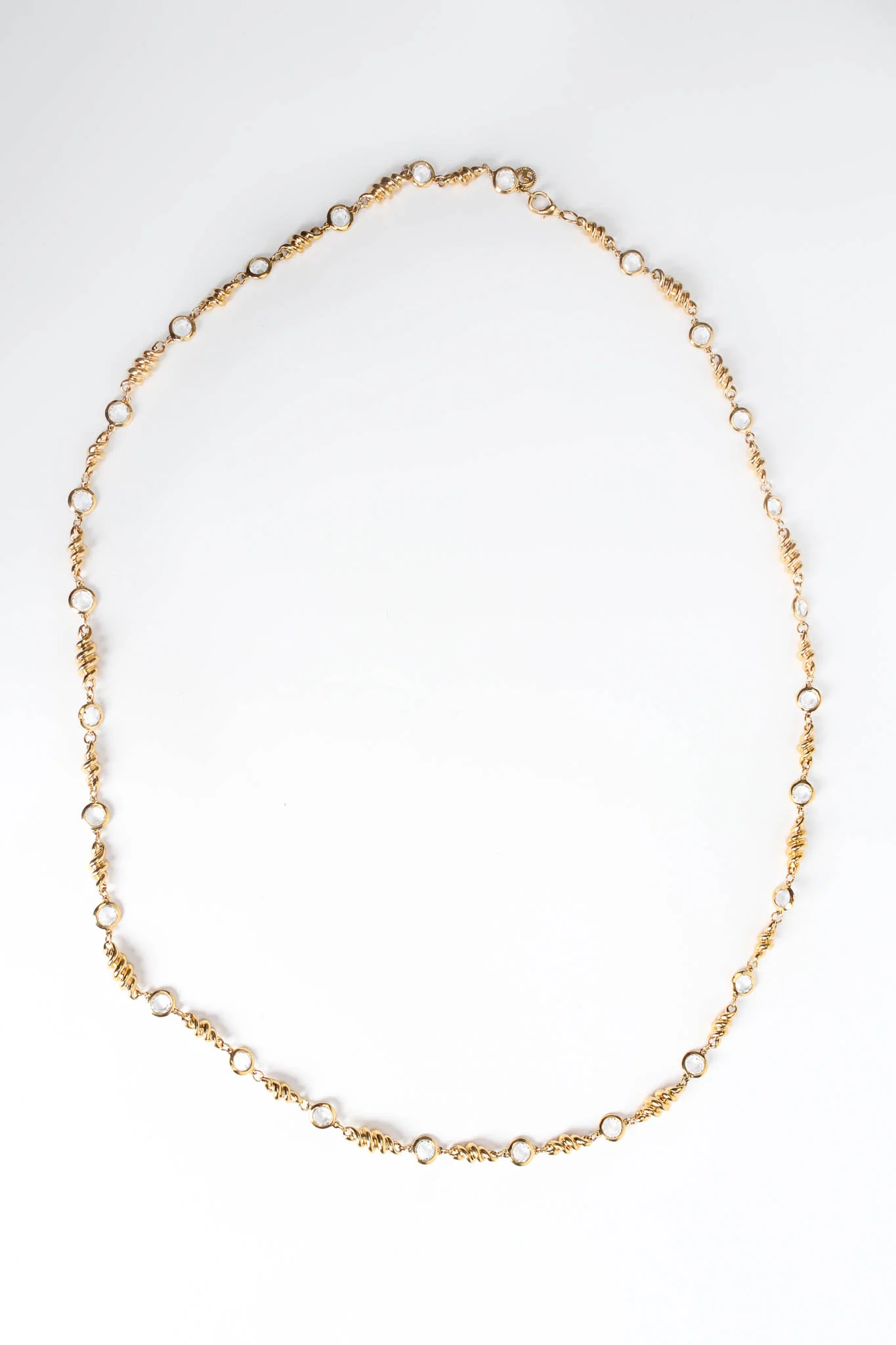 Fusilli Twist Crystal Necklace - Image 6