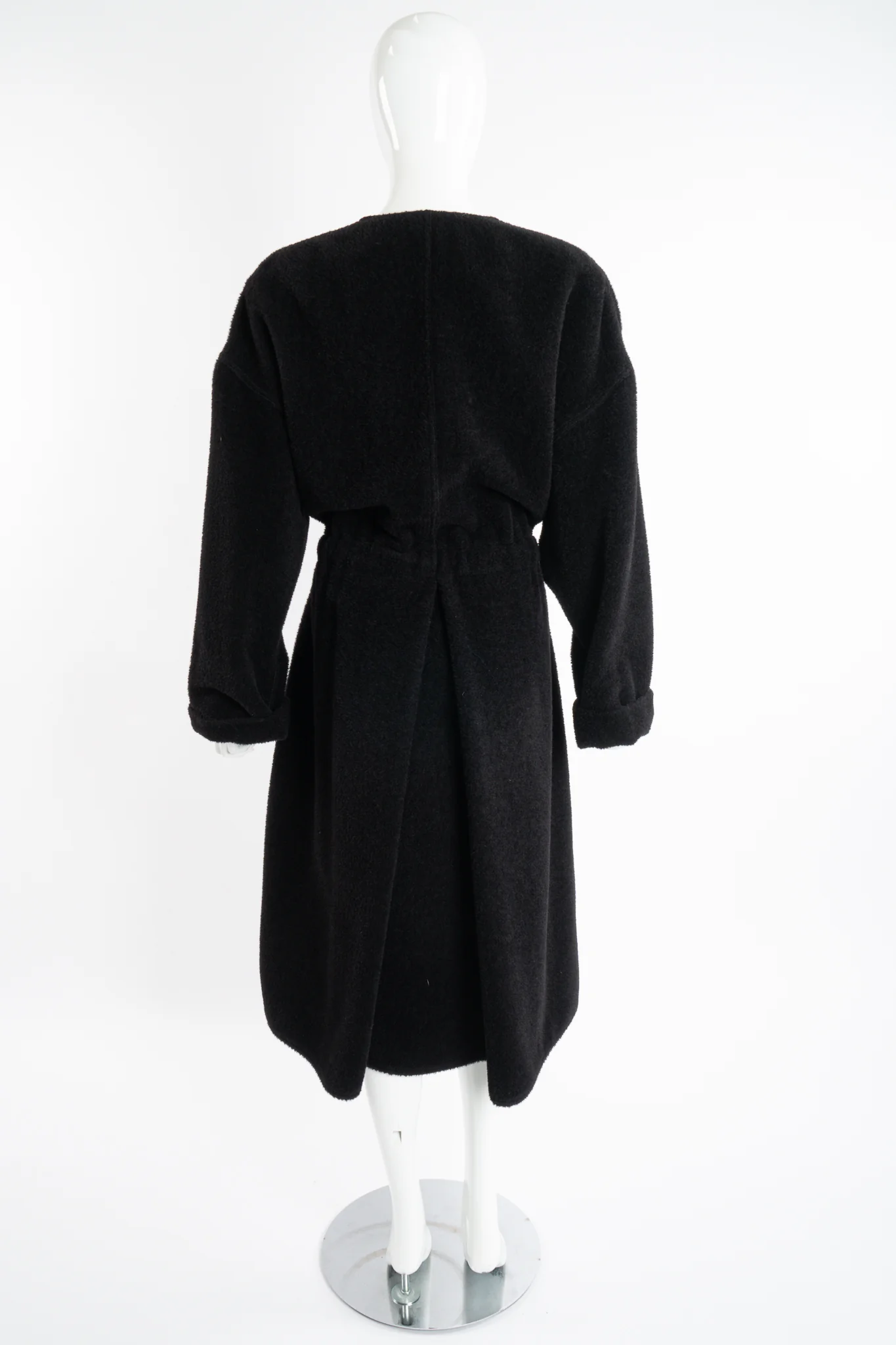 Fuzzy Alpaca Robe Coat - Image 10